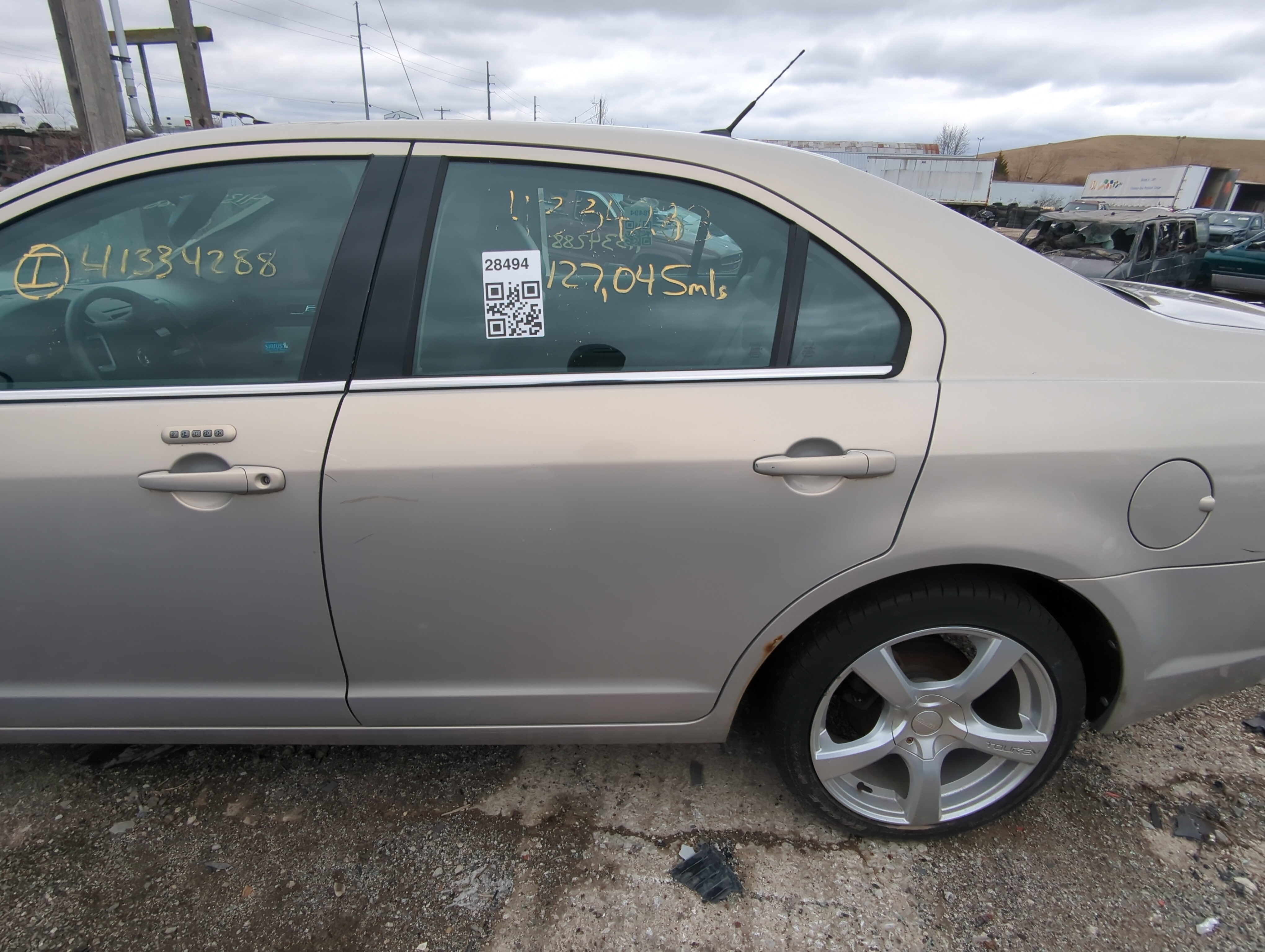 Picture of 2006-2011 Mercury Milan Driver Rear Door Window Oem 822723