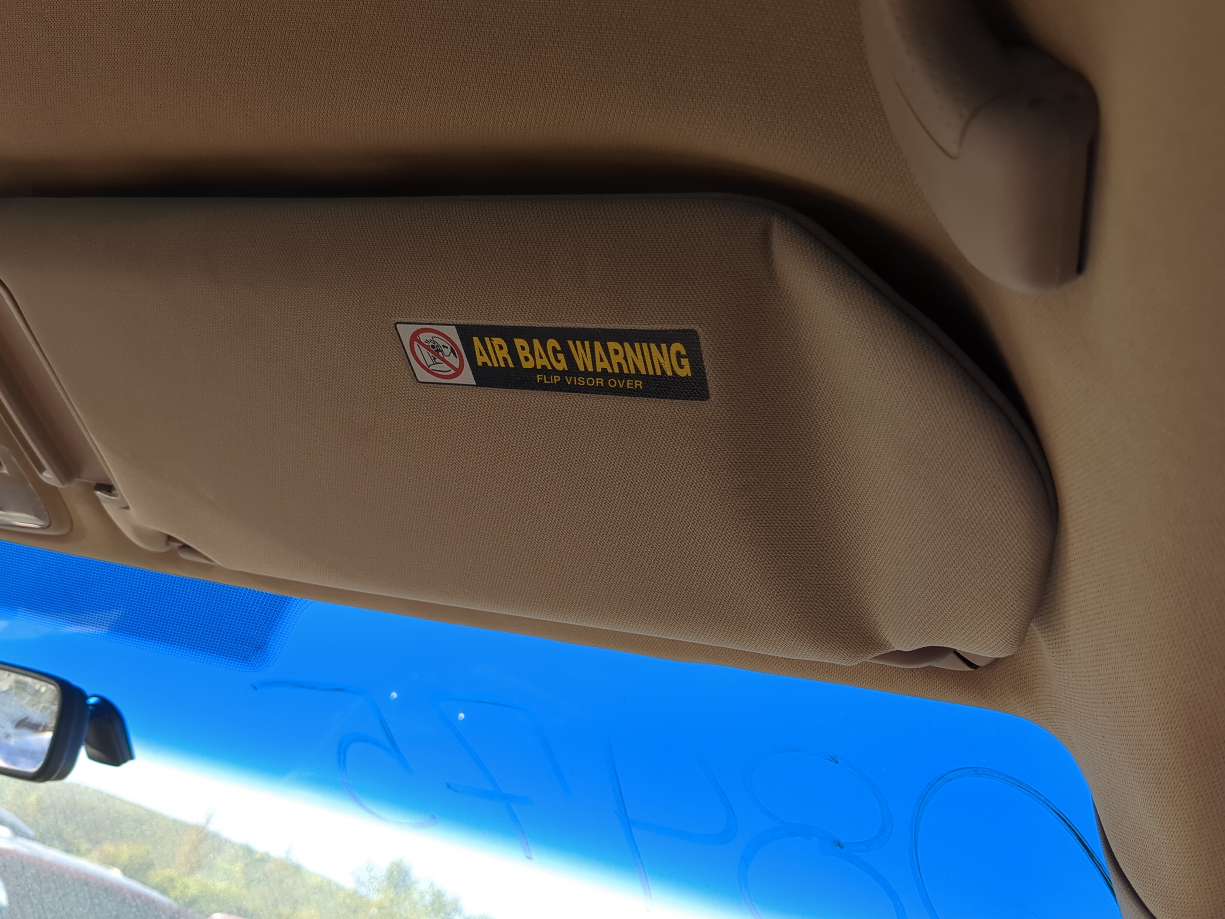 2006-2008 Honda Pilot Passenger Sun Visor Mirror Right Sunvisor 822848 - Oemusedautoparts1.com