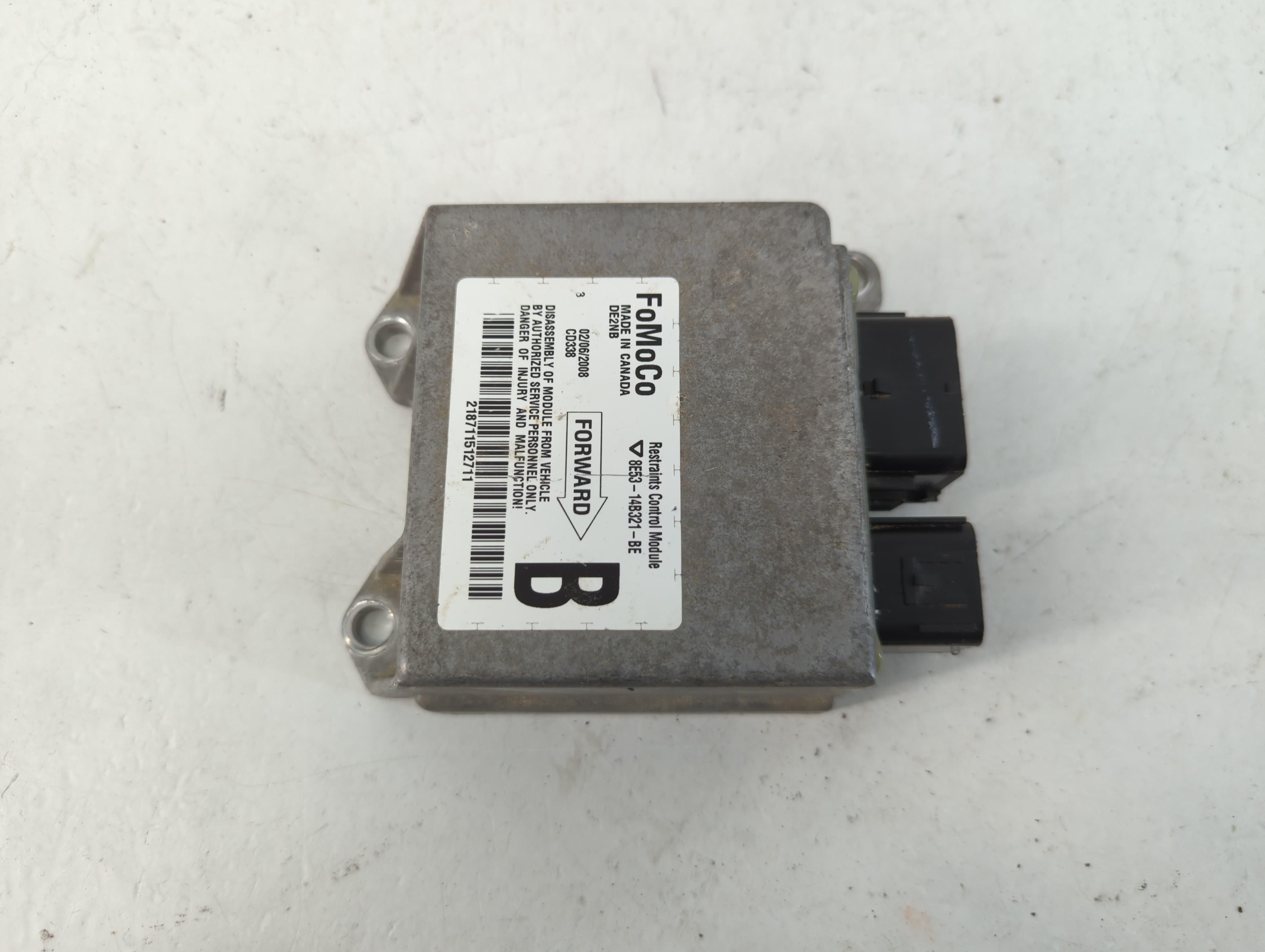2007-2008 Ford Fusion Chassis Control Module Ccm Bcm Body Control 823054 - Oemusedautoparts1.com