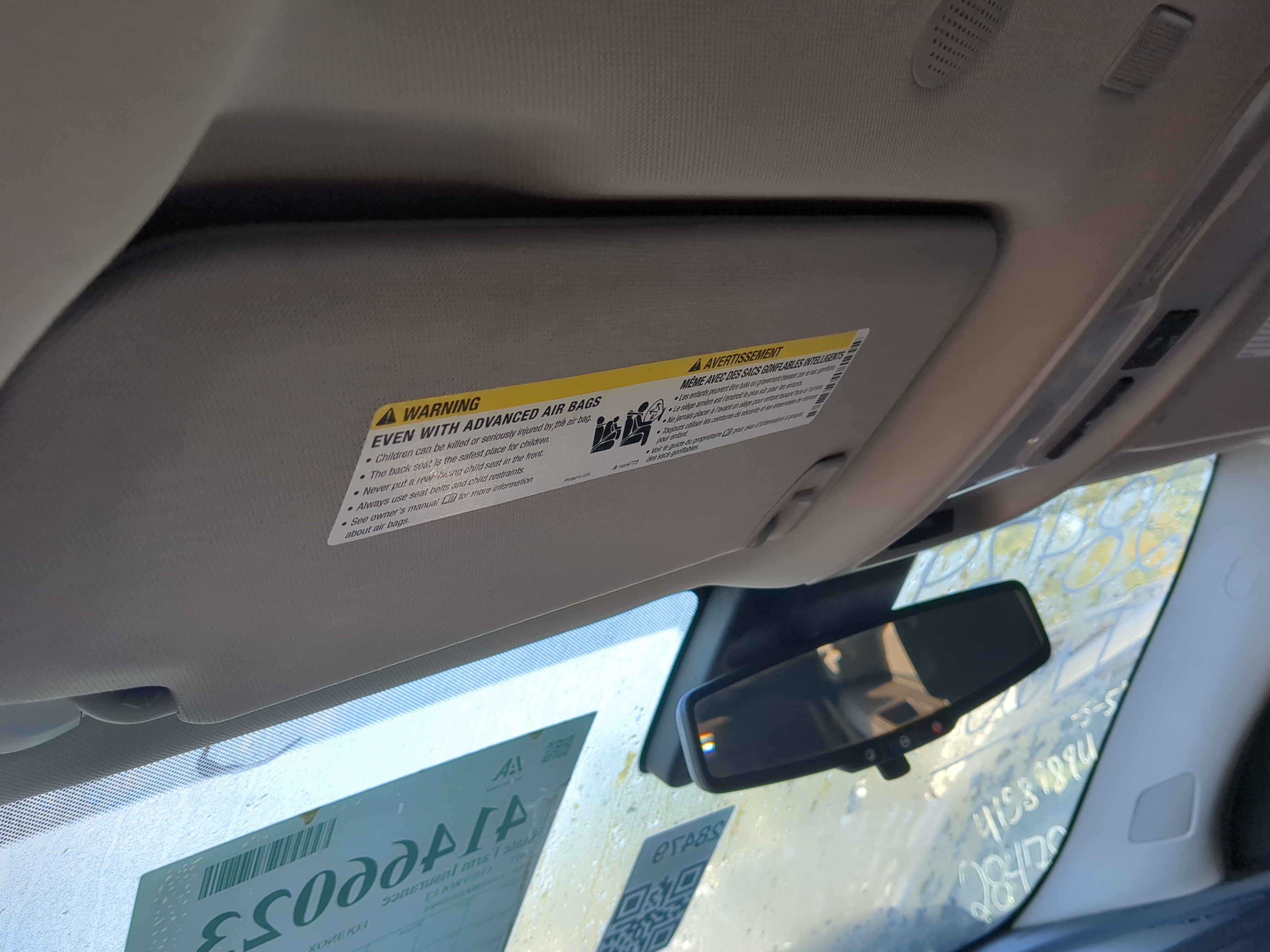 2010-2017 Chevrolet Equinox Driver Sun Visor Mirror Left Sunvisor 823637 - Oemusedautoparts1.com