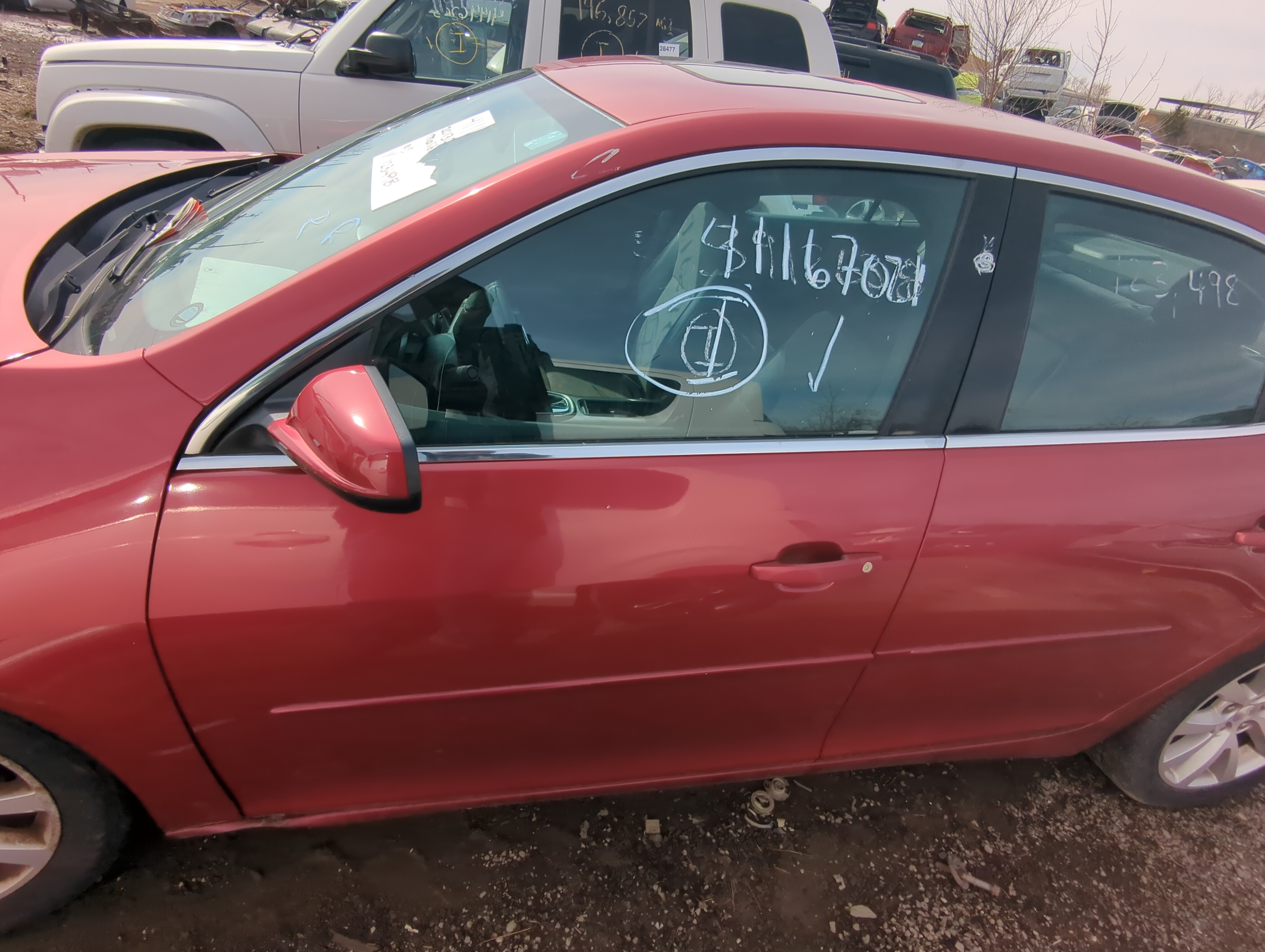 2013-2014 Chevrolet Malibu Driver Front Door Oem 823761 - Oemusedautoparts1.com
