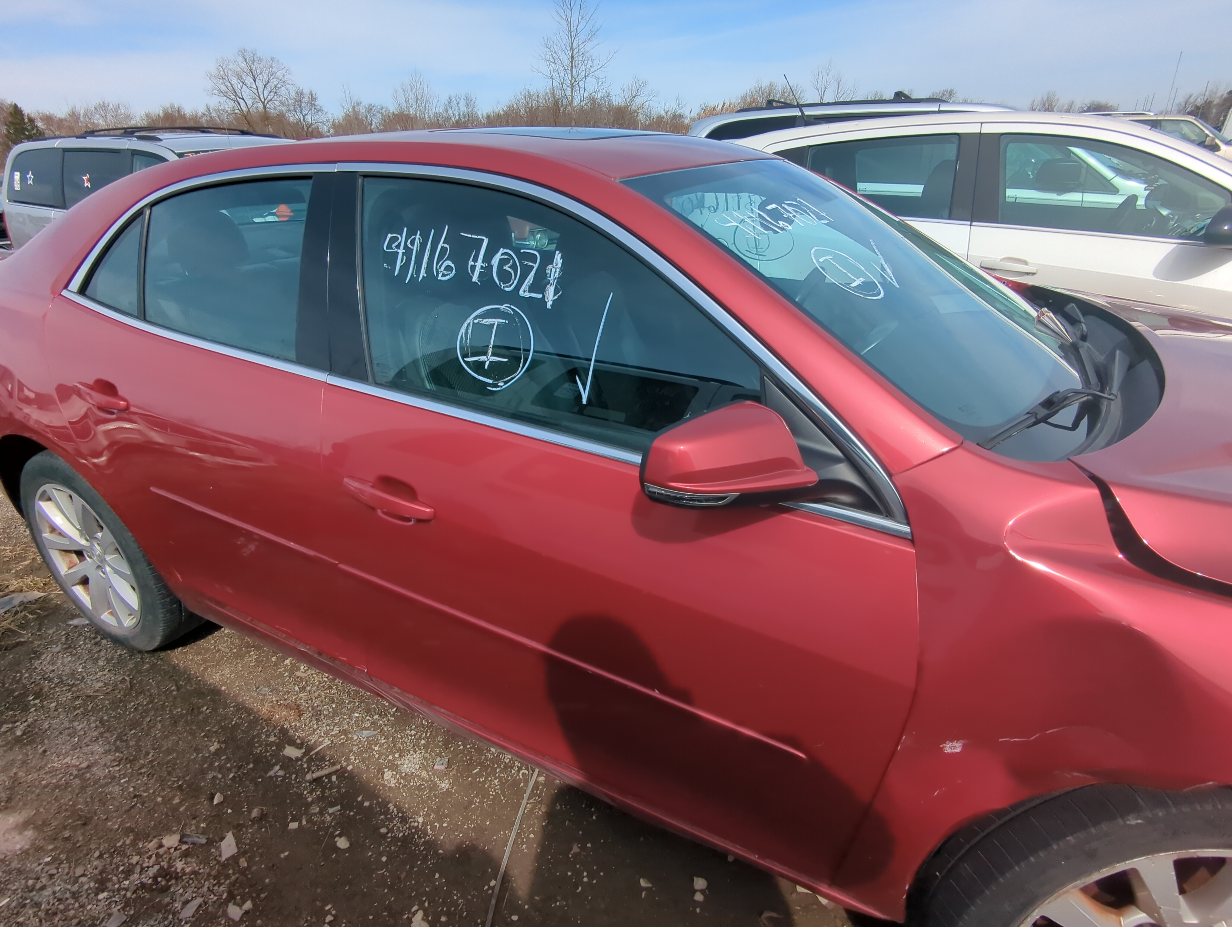 2013-2014 Chevrolet Malibu Passenger Front Door Oem 823762 - Oemusedautoparts1.com