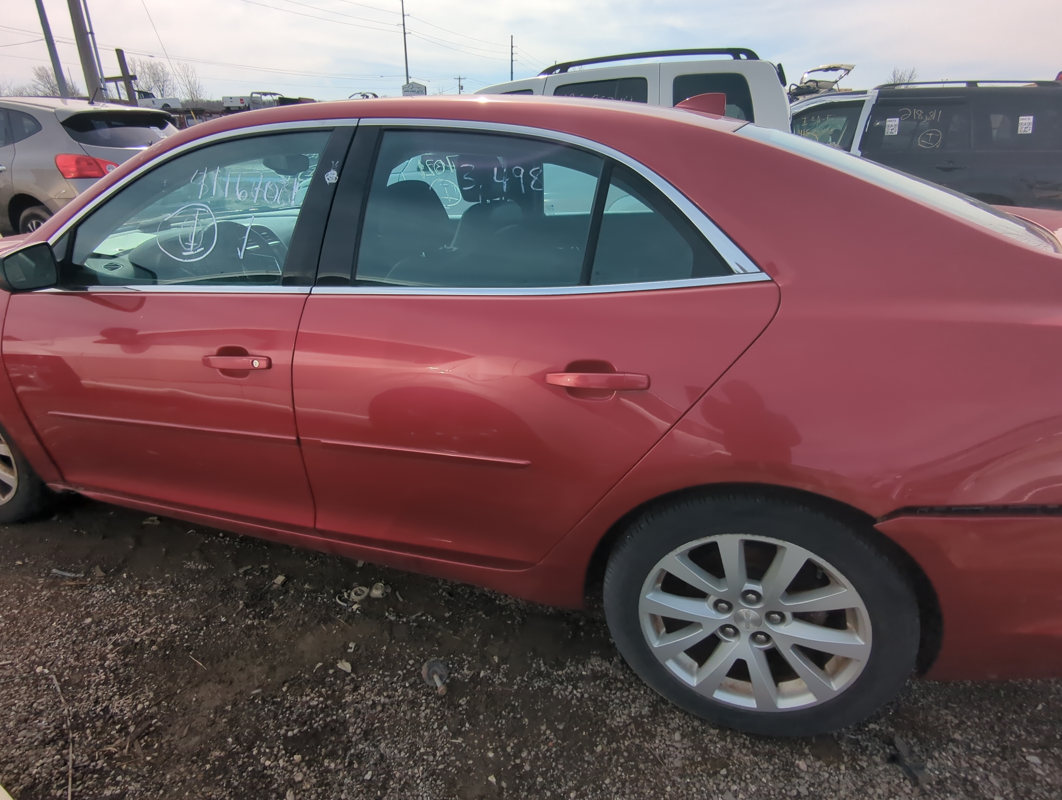 2013-2016 Chevrolet Malibu Driver Rear Door Window Oem 823780 - Oemusedautoparts1.com