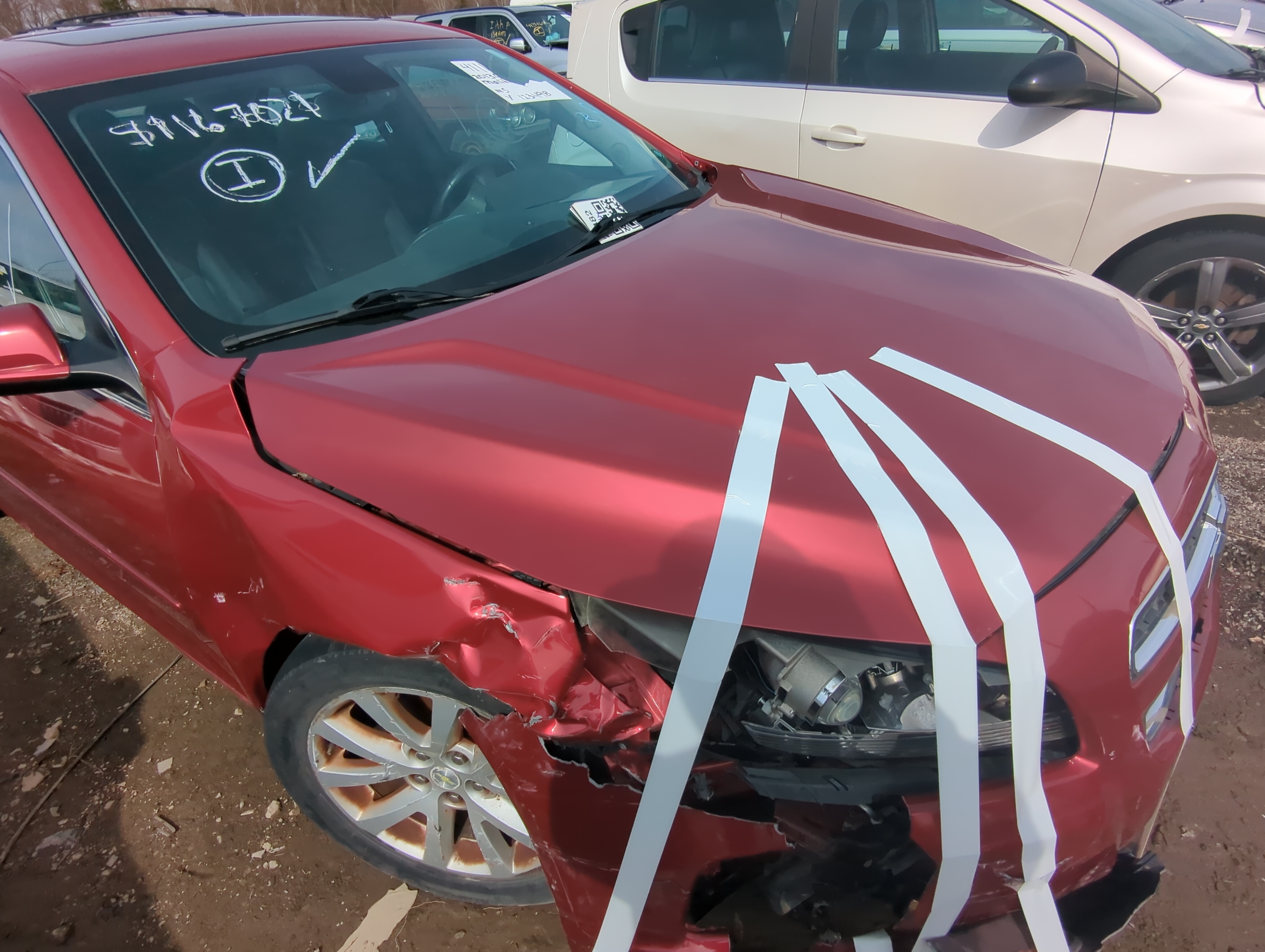 2013 Chevrolet Malibu Hood Oem 823855 - Oemusedautoparts1.com