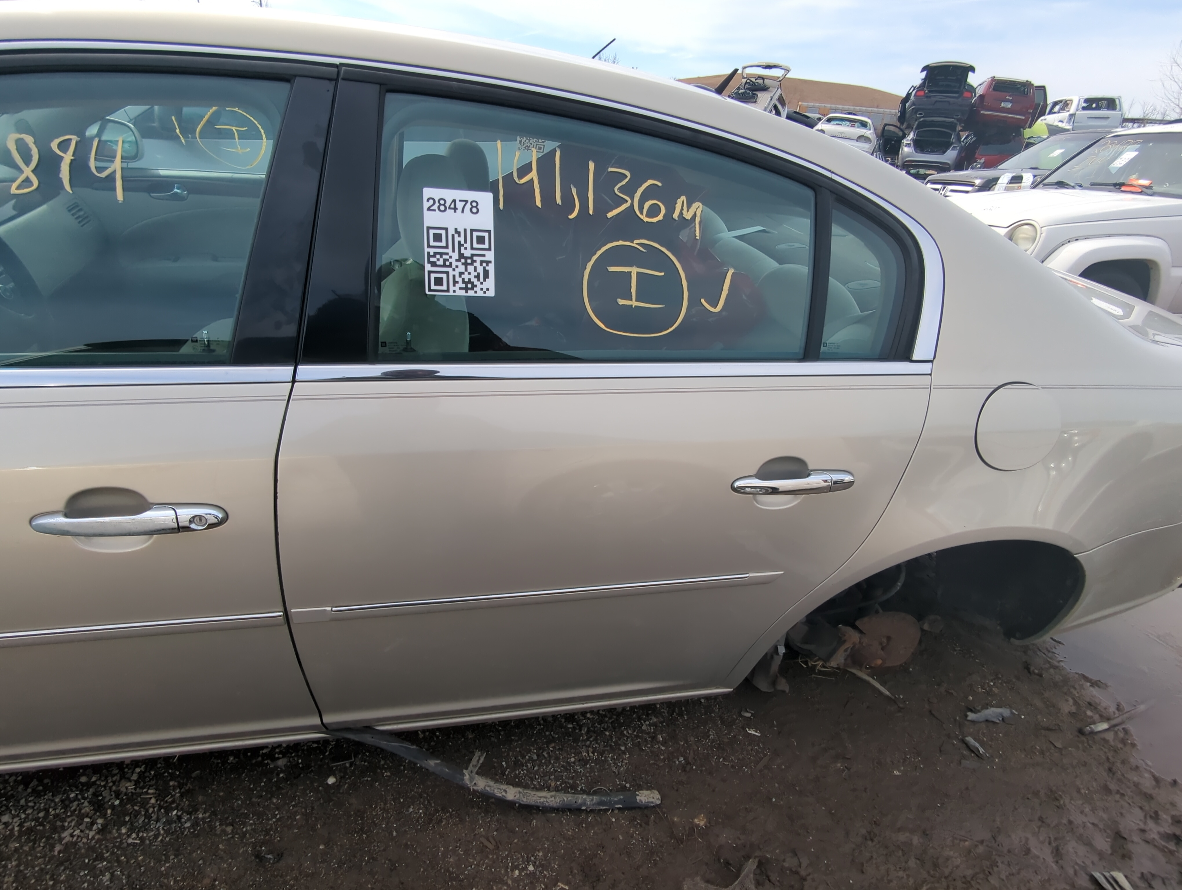 Picture of 2010-2016 Buick Lacrosse Driver Rear Door Window Oem 824221