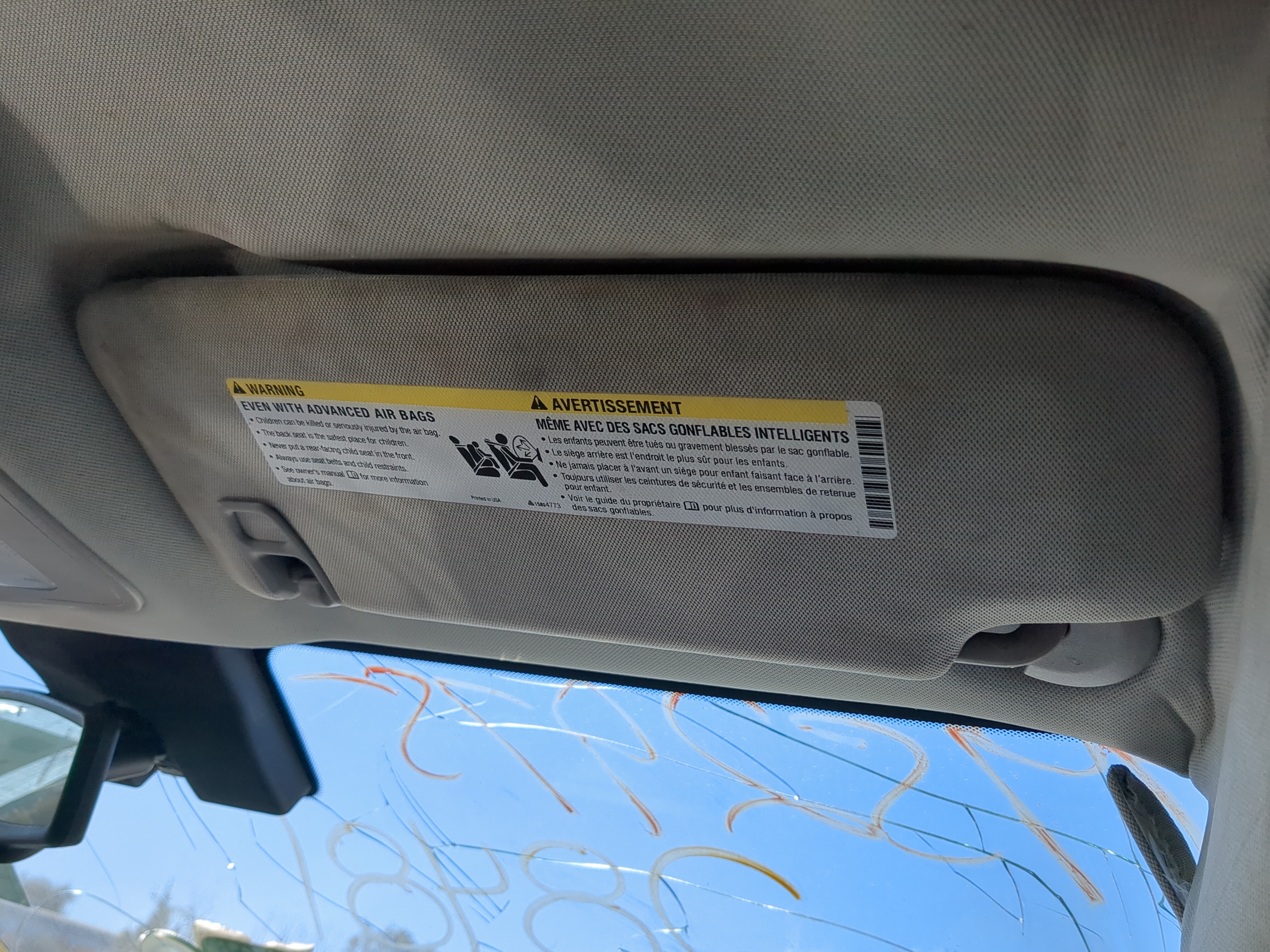 2010-2015 Buick Lacrosse Passenger Sun Visor Mirror Right Sunvisor 824254 - Oemusedautoparts1.com