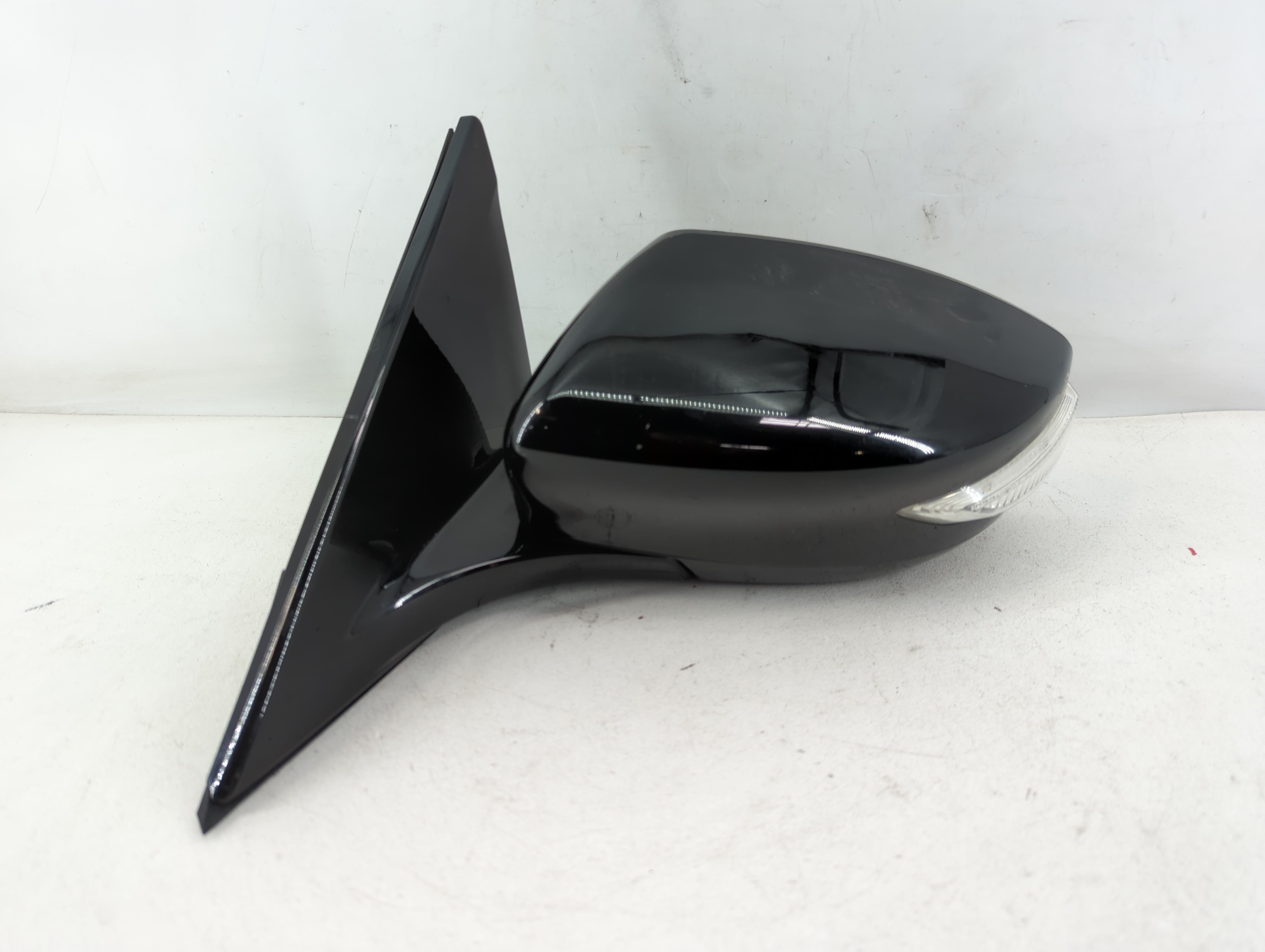 2016-2020 Nissan Maxima Driver Left Side View Power Door Mirror Black 824701 - Oemusedautoparts1.com