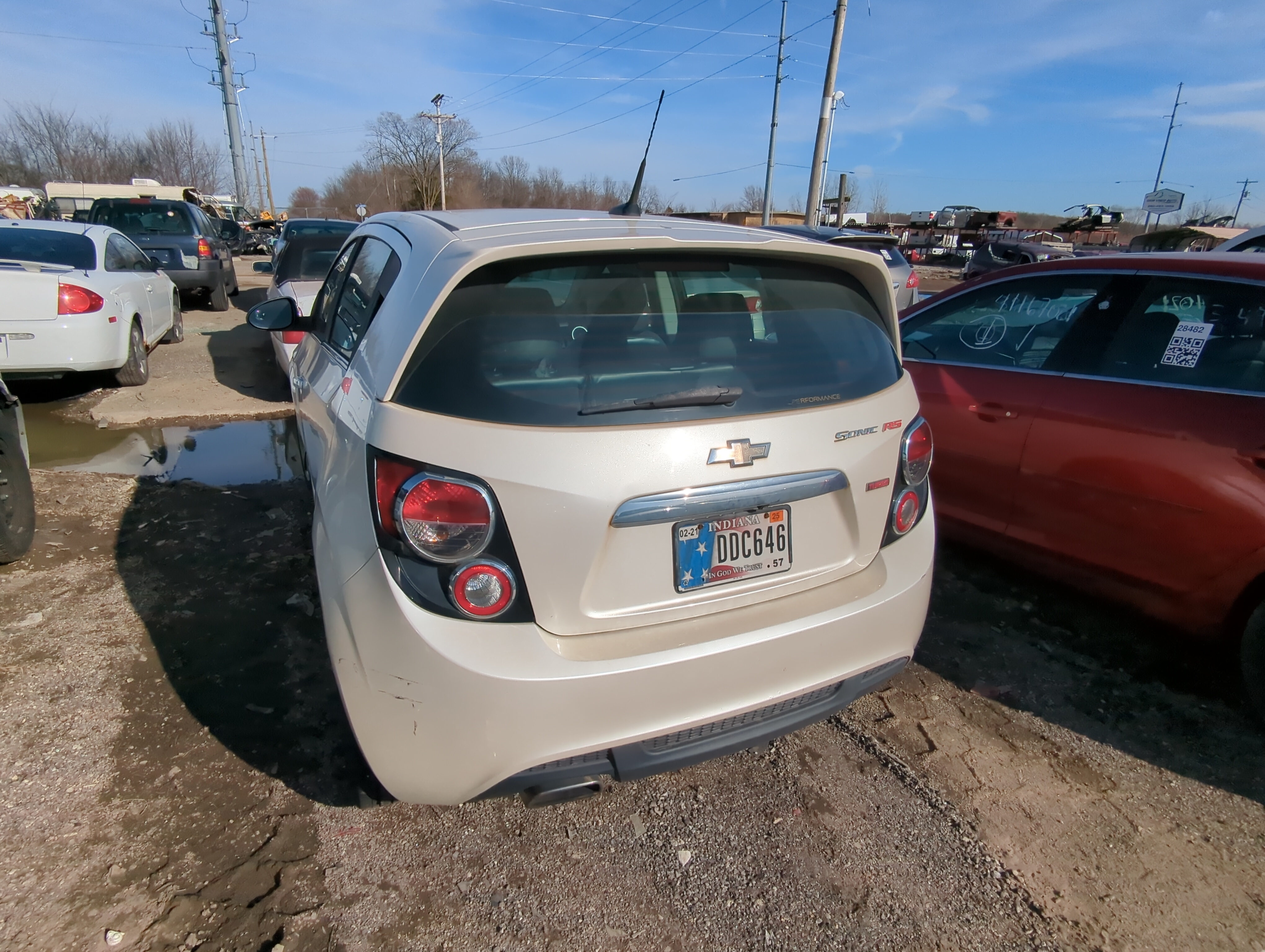 2014-2019 Chevrolet Sonic Trunk/decklid/hatch/tailgate Oem 825000 - Oemusedautoparts1.com