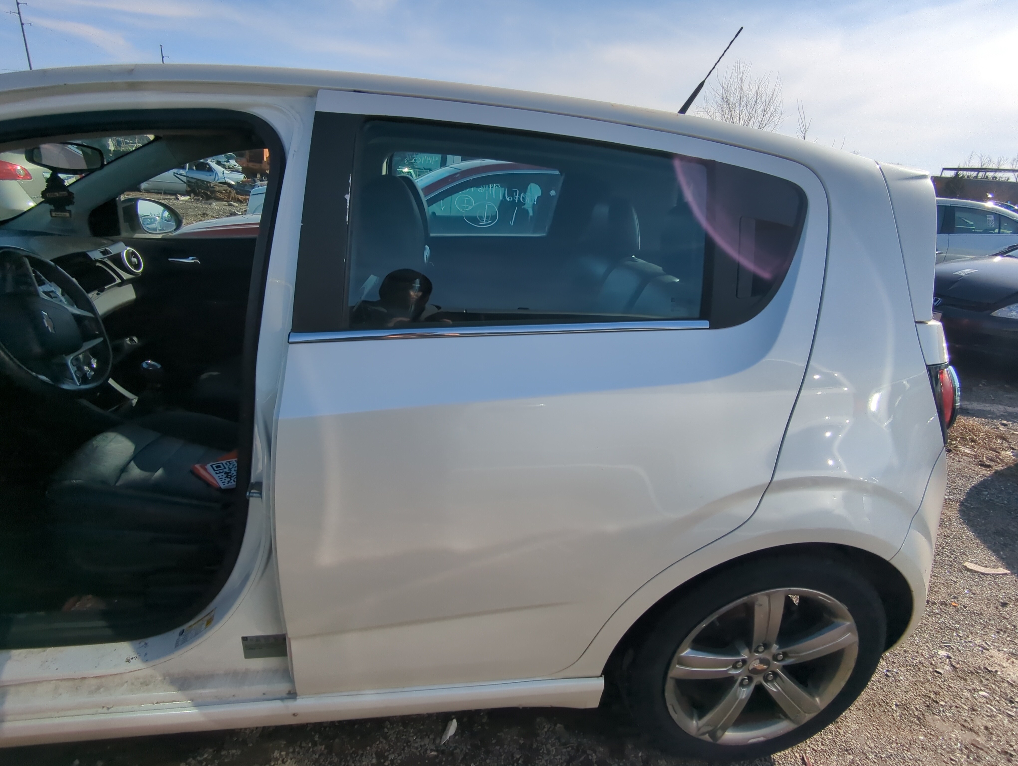 2012-2014 Chevrolet Sonic Driver Rear Door Window Oem 825017 - Oemusedautoparts1.com