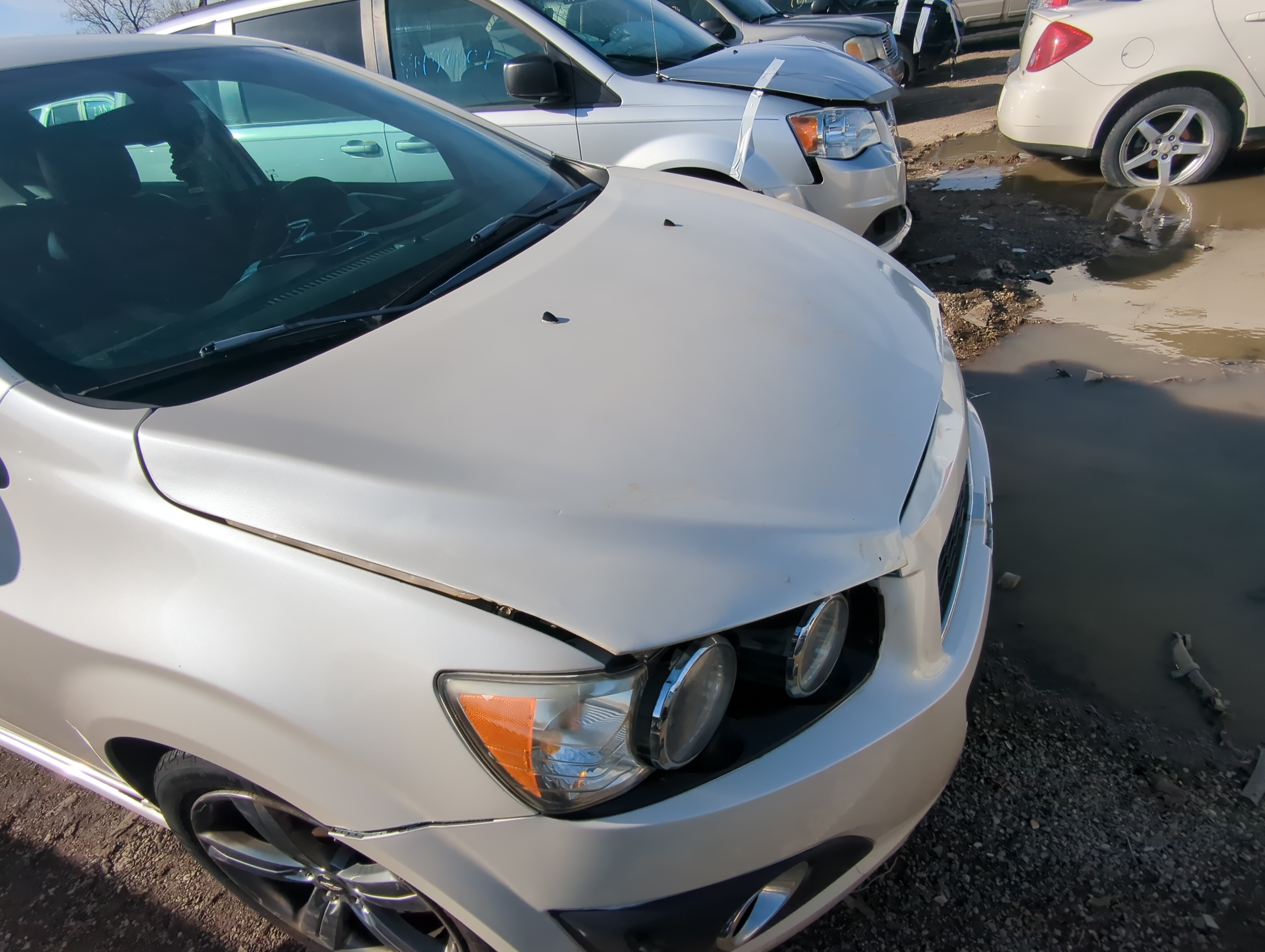 2014 Chevrolet Sonic Hood Oem 825094 - Oemusedautoparts1.com