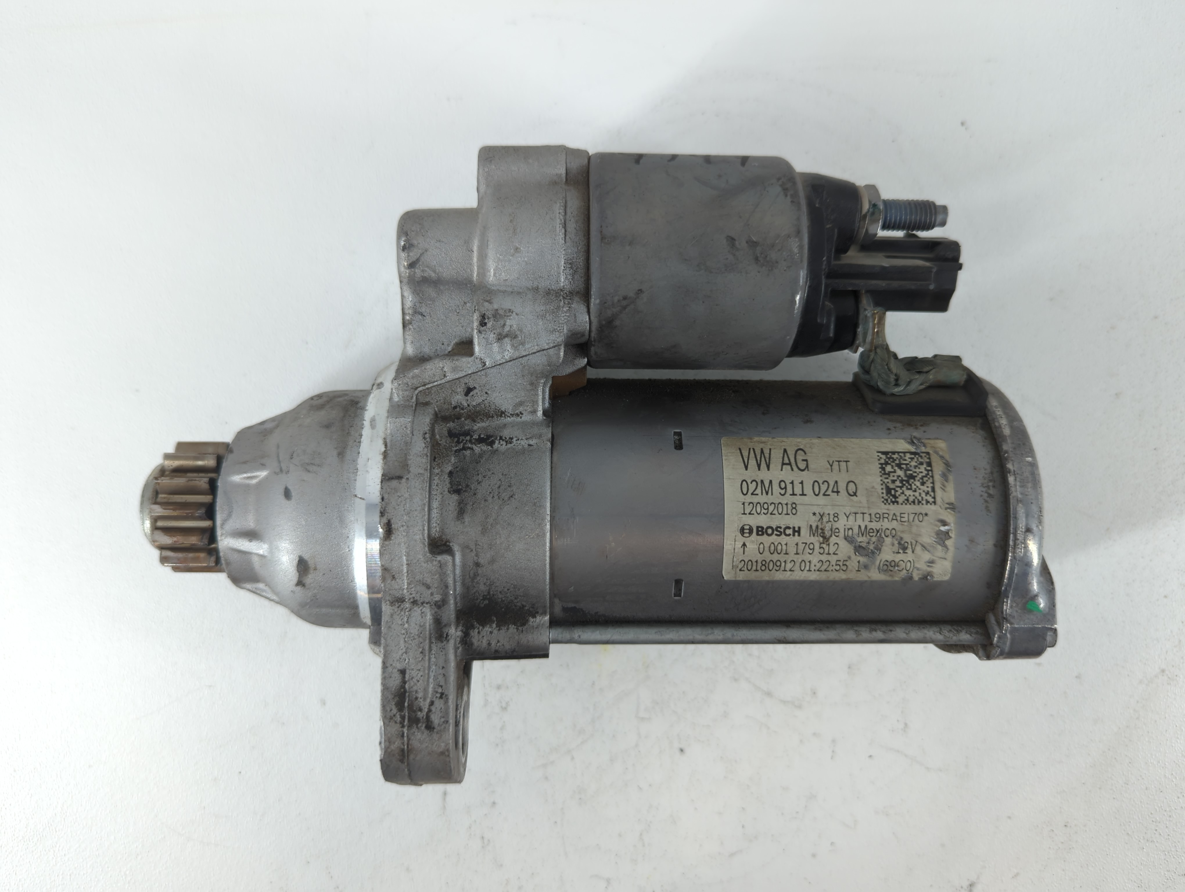2018-2022 Volkswagen Tiguan Car Starter Motor Solenoid Oem 825614 - Oemusedautoparts1.com