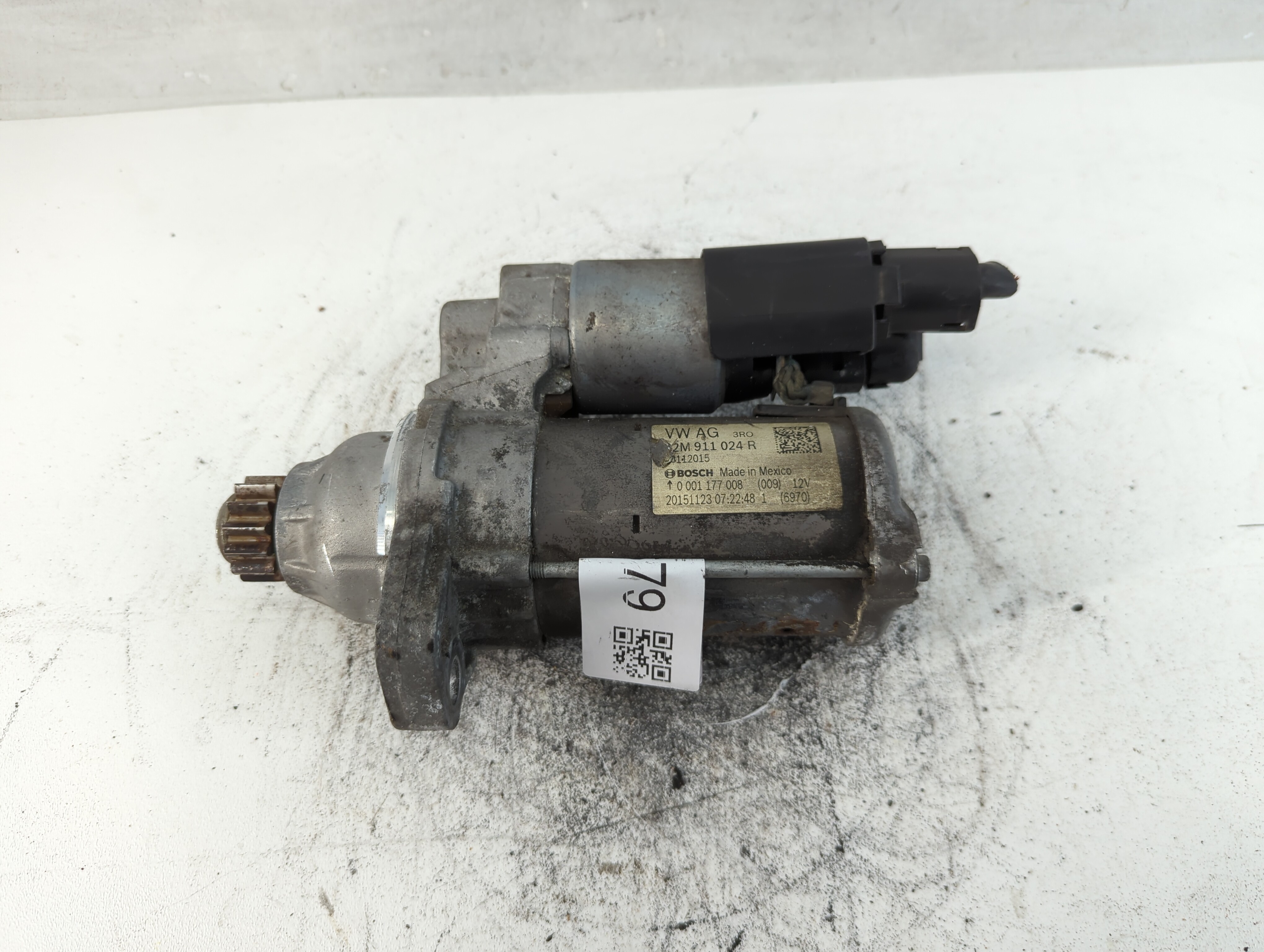 2014-2017 Volkswagen Beetle Car Starter Motor Solenoid Oem 825679 - Oemusedautoparts1.com