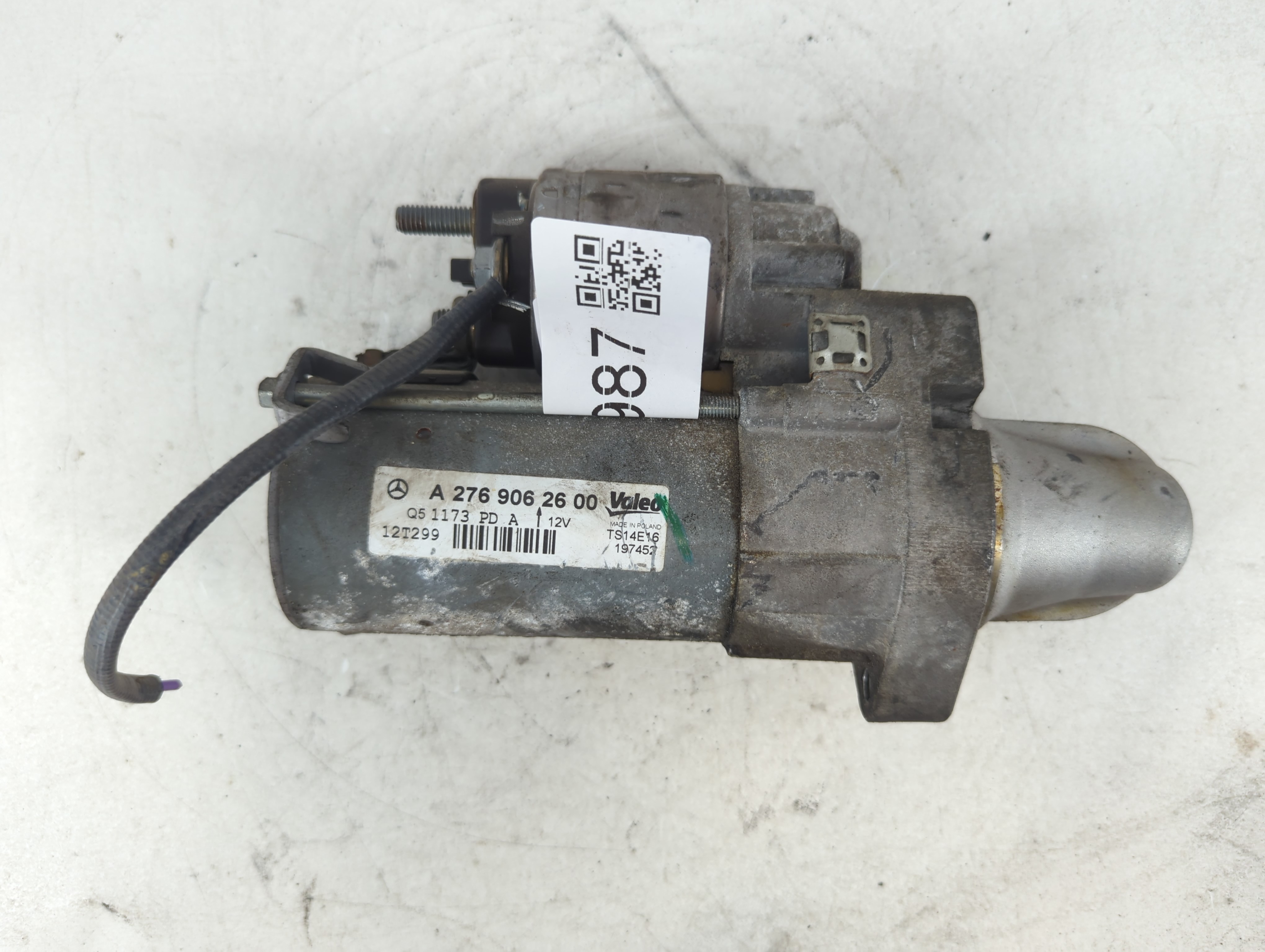 2012-2013 Mercedes-benz E350 Car Starter Motor Solenoid Oem 825987 - Oemusedautoparts1.com