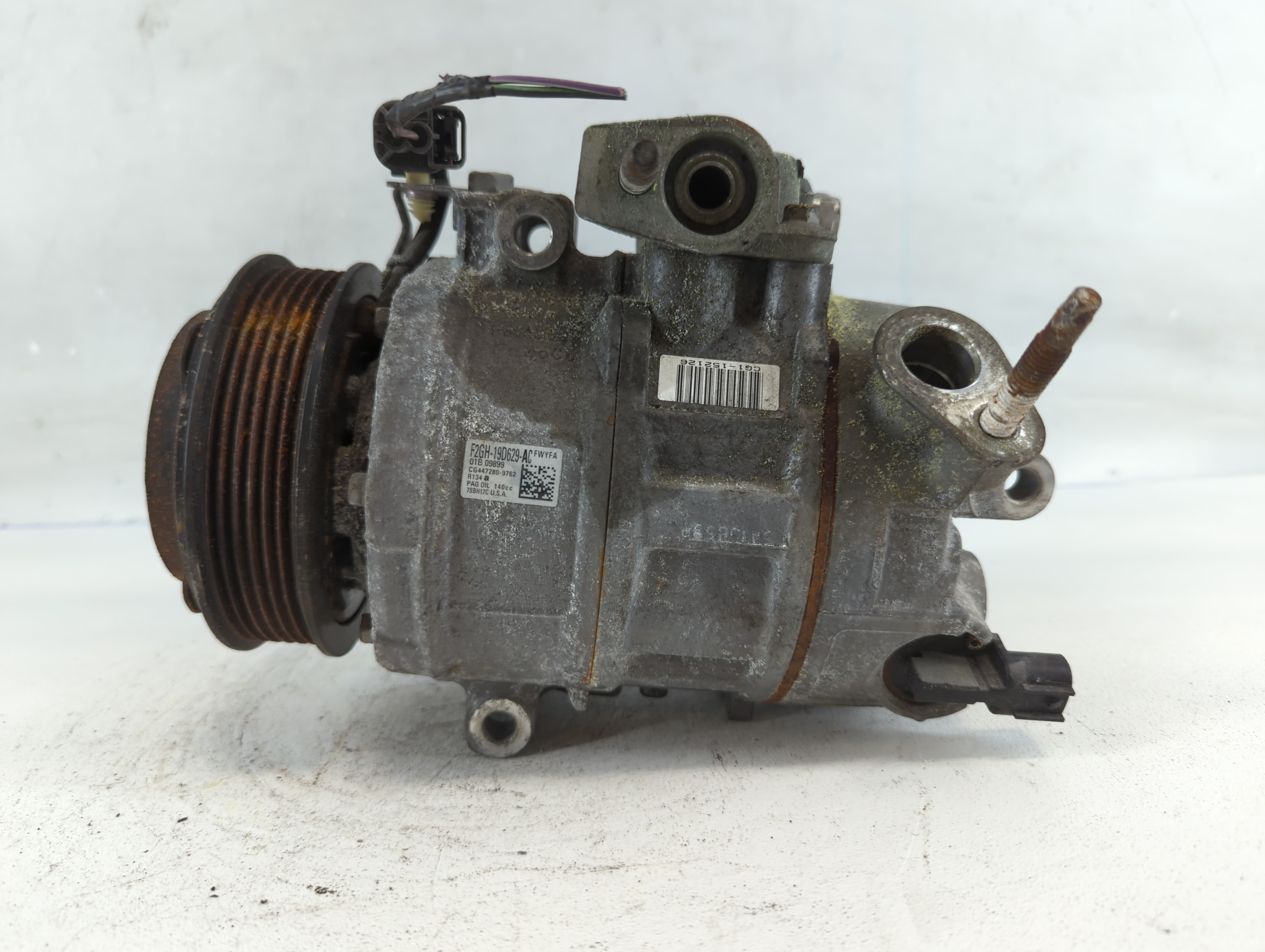 2015-2018 Ford Edge Air Conditioning A/c Ac Compressor Oem 826087 - Oemusedautoparts1.com