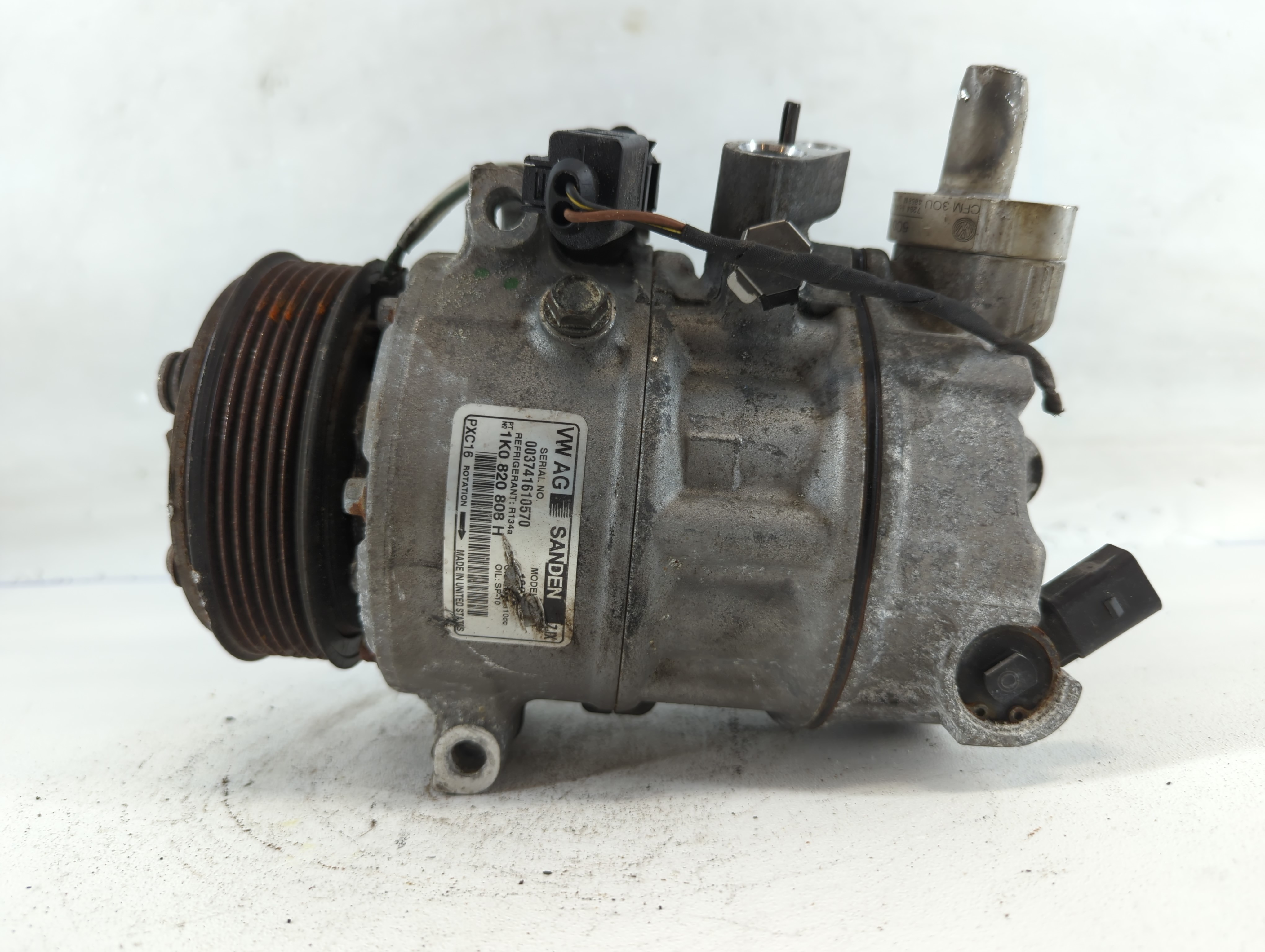 2016-2017 Volkswagen Beetle Air Conditioning A/c Ac Compressor Oem 826131 - Oemusedautoparts1.com