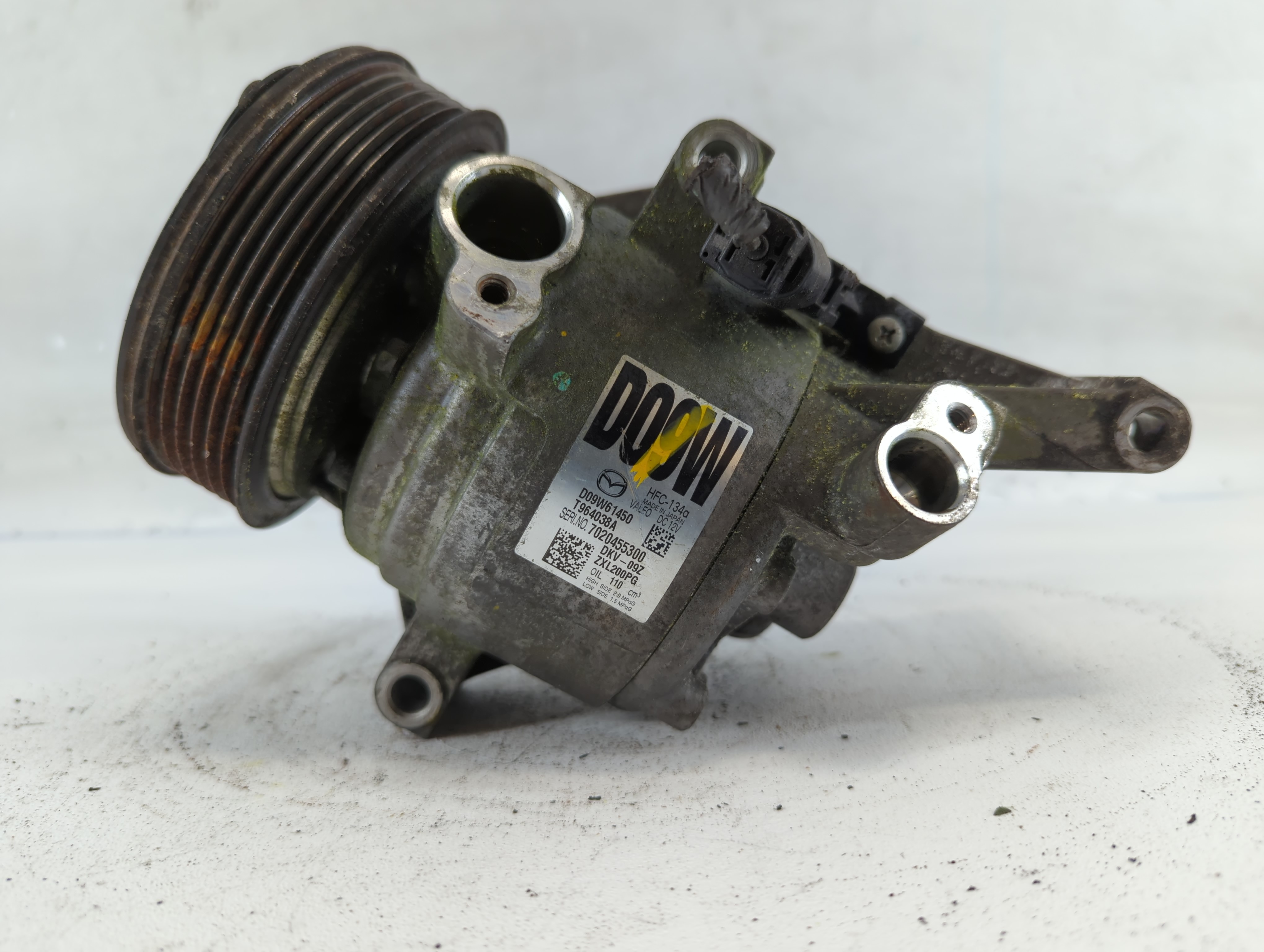 2017-2018 Toyota Yaris Ia Air Conditioning A/c Ac Compressor Oem 826151 - Oemusedautoparts1.com
