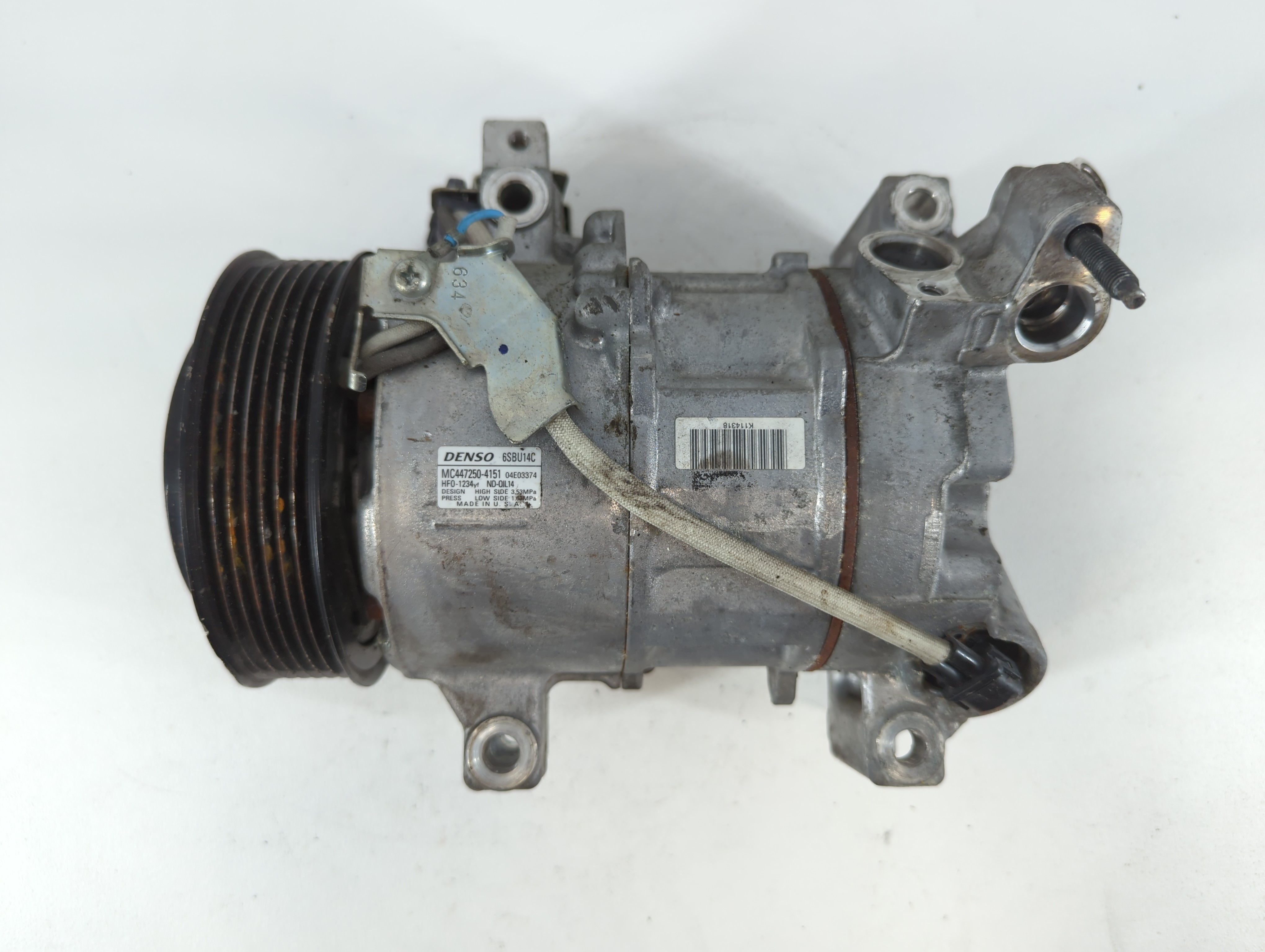 2019-2022 Acura Rdx Air Conditioning A/c Ac Compressor Oem 826164 - Oemusedautoparts1.com