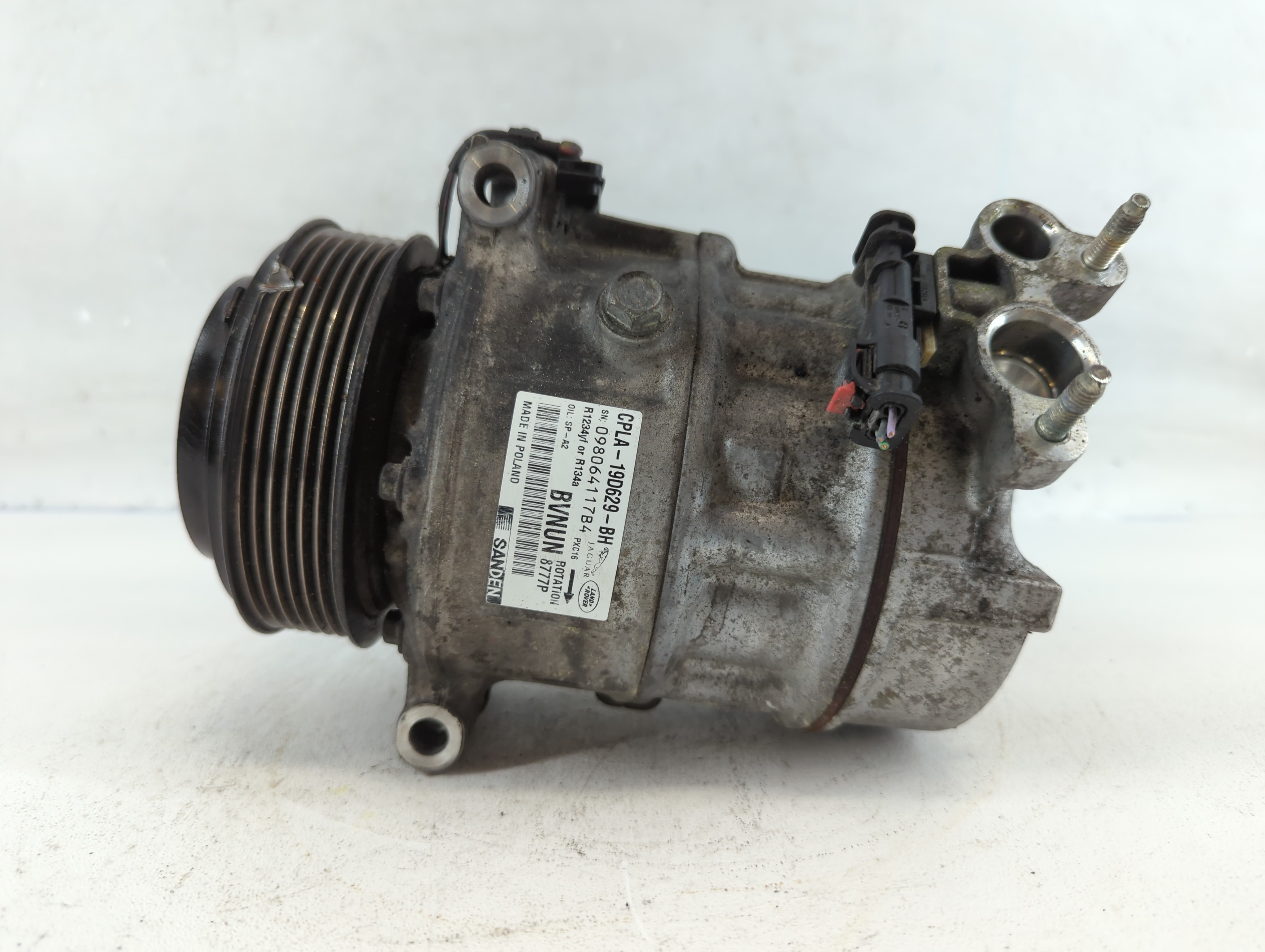 2018 Land Rover Discovery Sport Air Conditioning A/c Ac Compressor Oem 826173 - Oemusedautoparts1.com