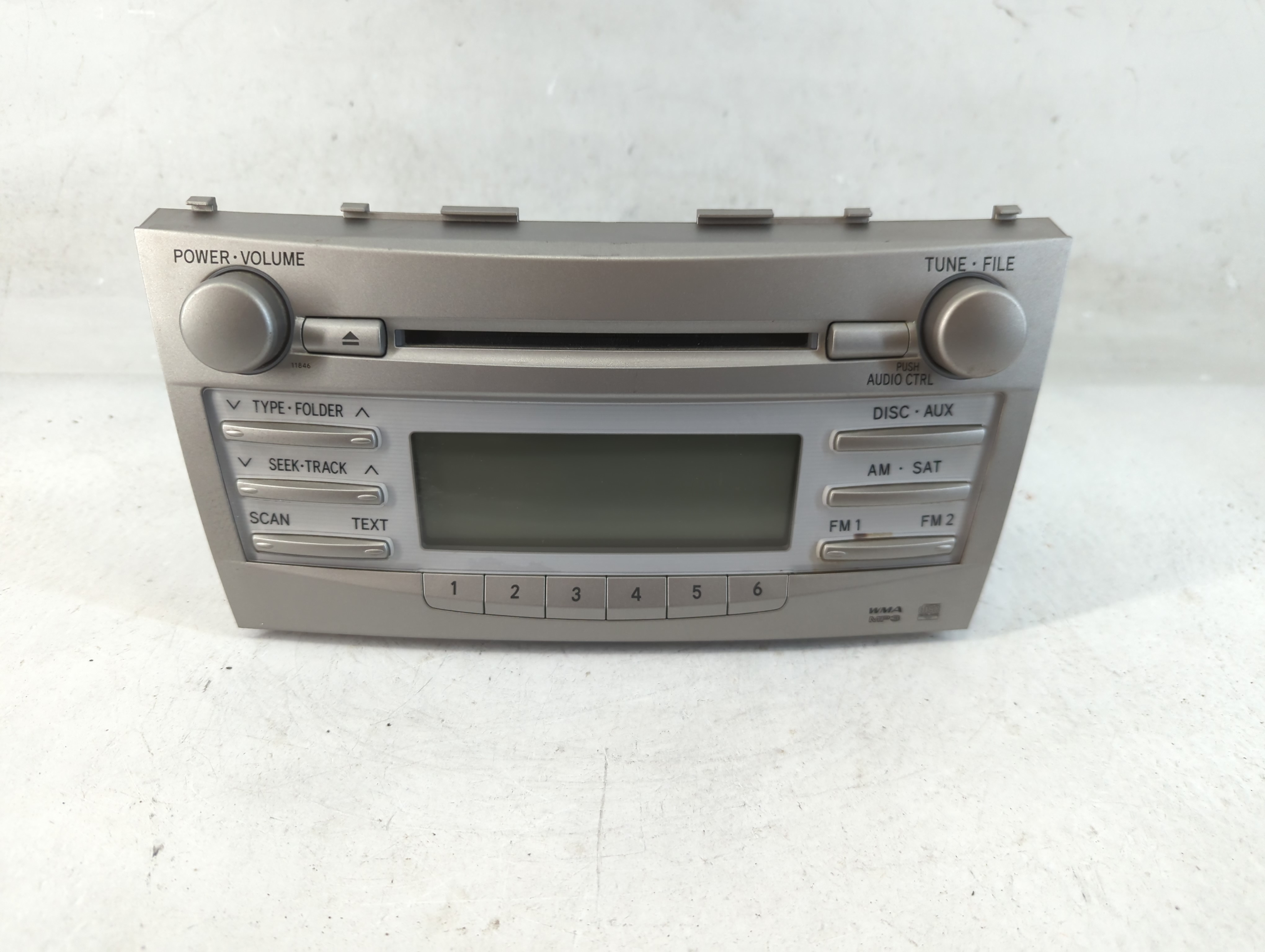 2010-2011 Toyota Camry Am Fm Cd Player Radio Receiver 826458 - Oemusedautoparts1.com