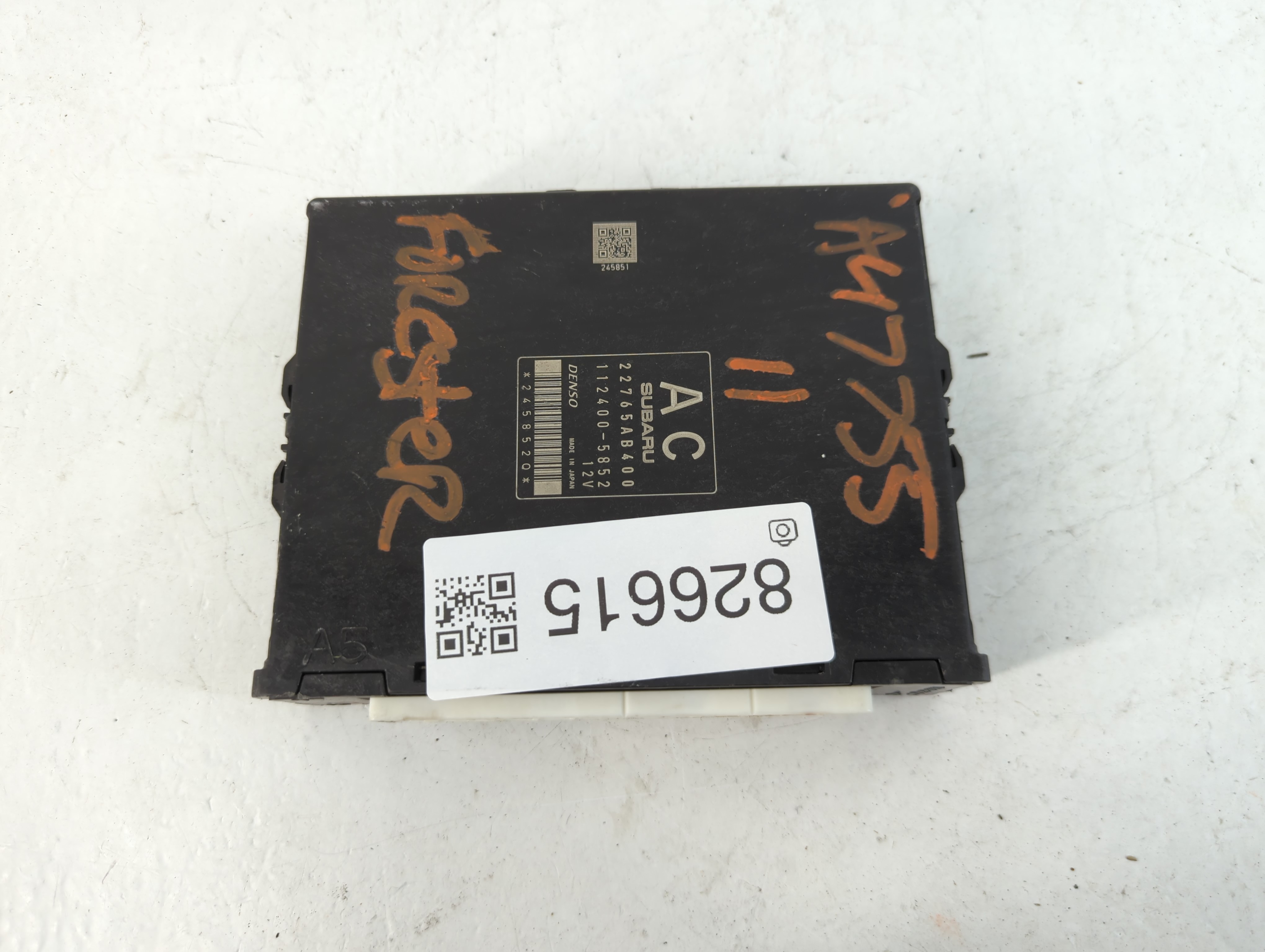2011 Subaru Forester Engine Control Computer Ecu Pcm Ecm Pcu Oem 826615 - Oemusedautoparts1.com
