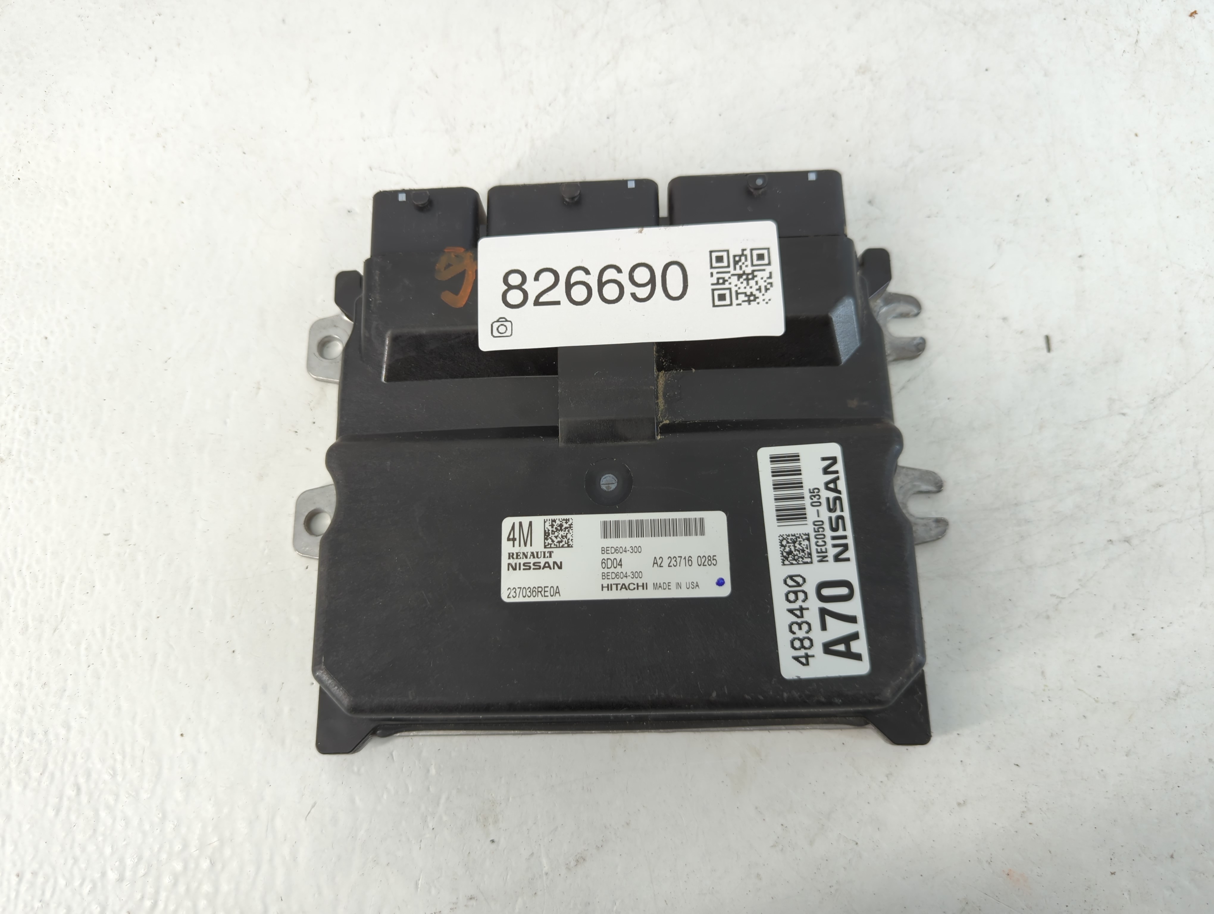 Picture of 2022-2022 Nissan Rogue Engine Control Computer Ecu Pcm Ecm Pcu Oem 826690