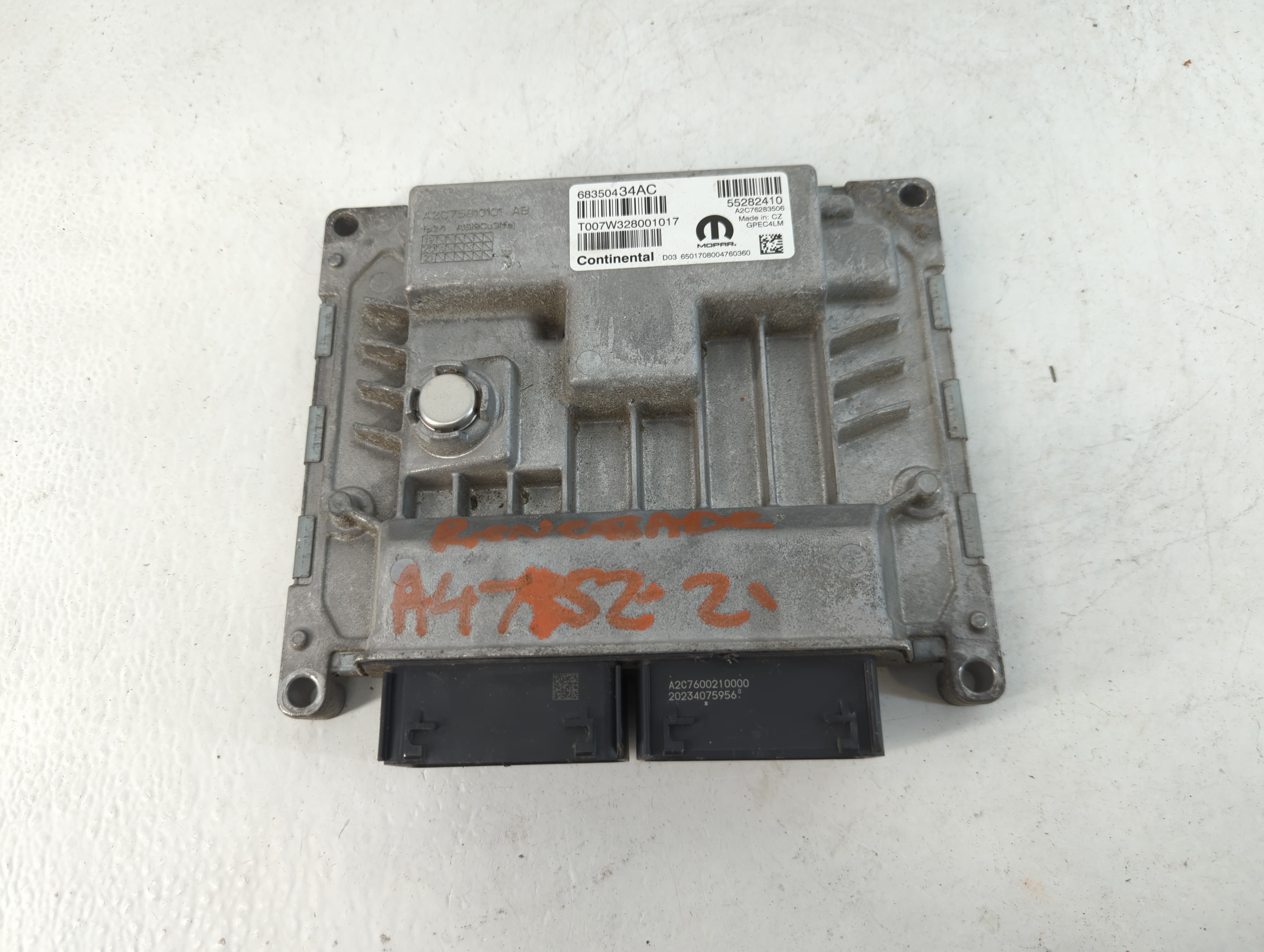 Picture of 2019-2022 Jeep Renegade Engine Control Computer Ecu Pcm Ecm Pcu Oem 826691