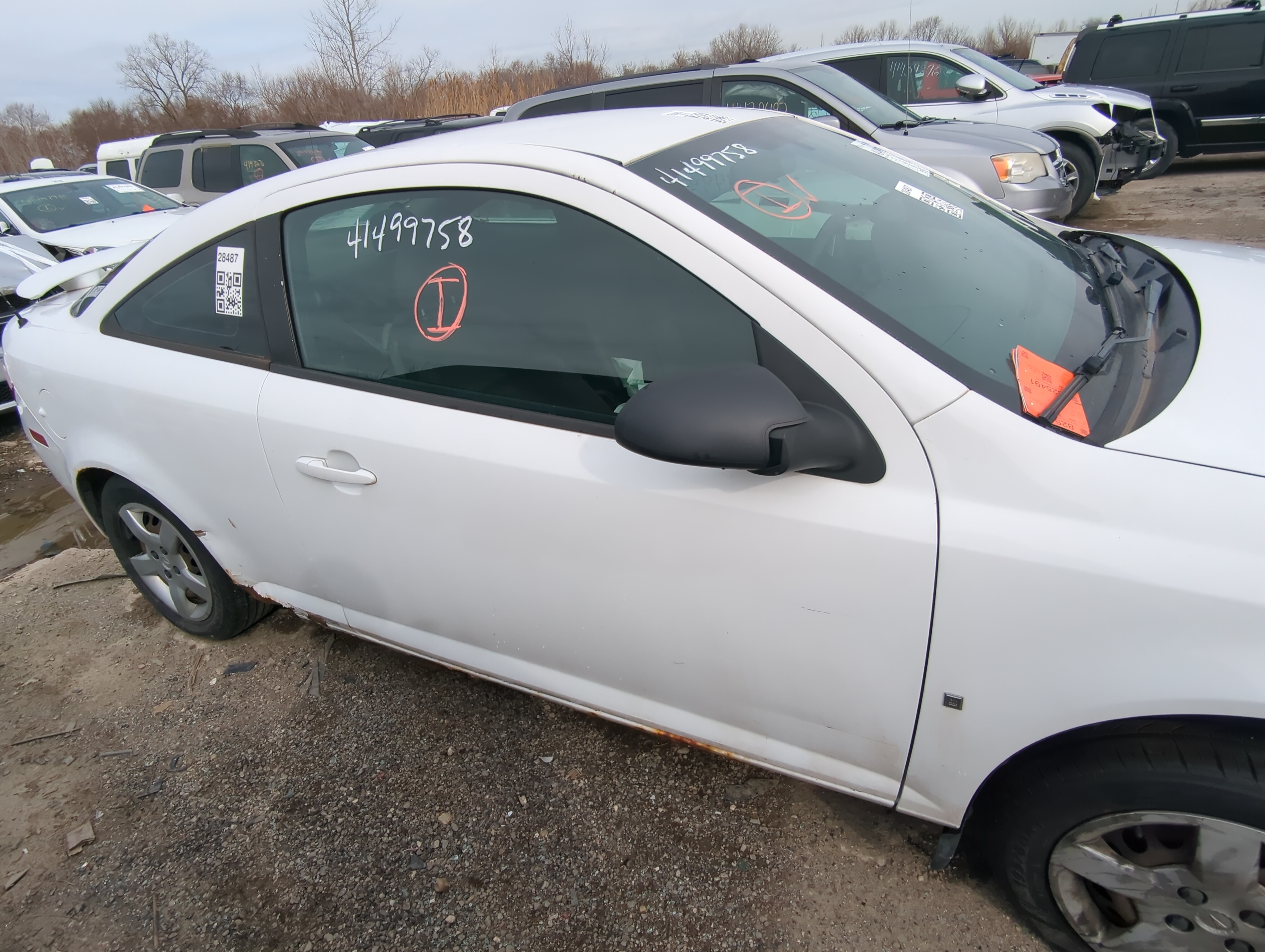 Picture of 2007-2010 Pontiac G5 Passenger Front Door Oem 826850