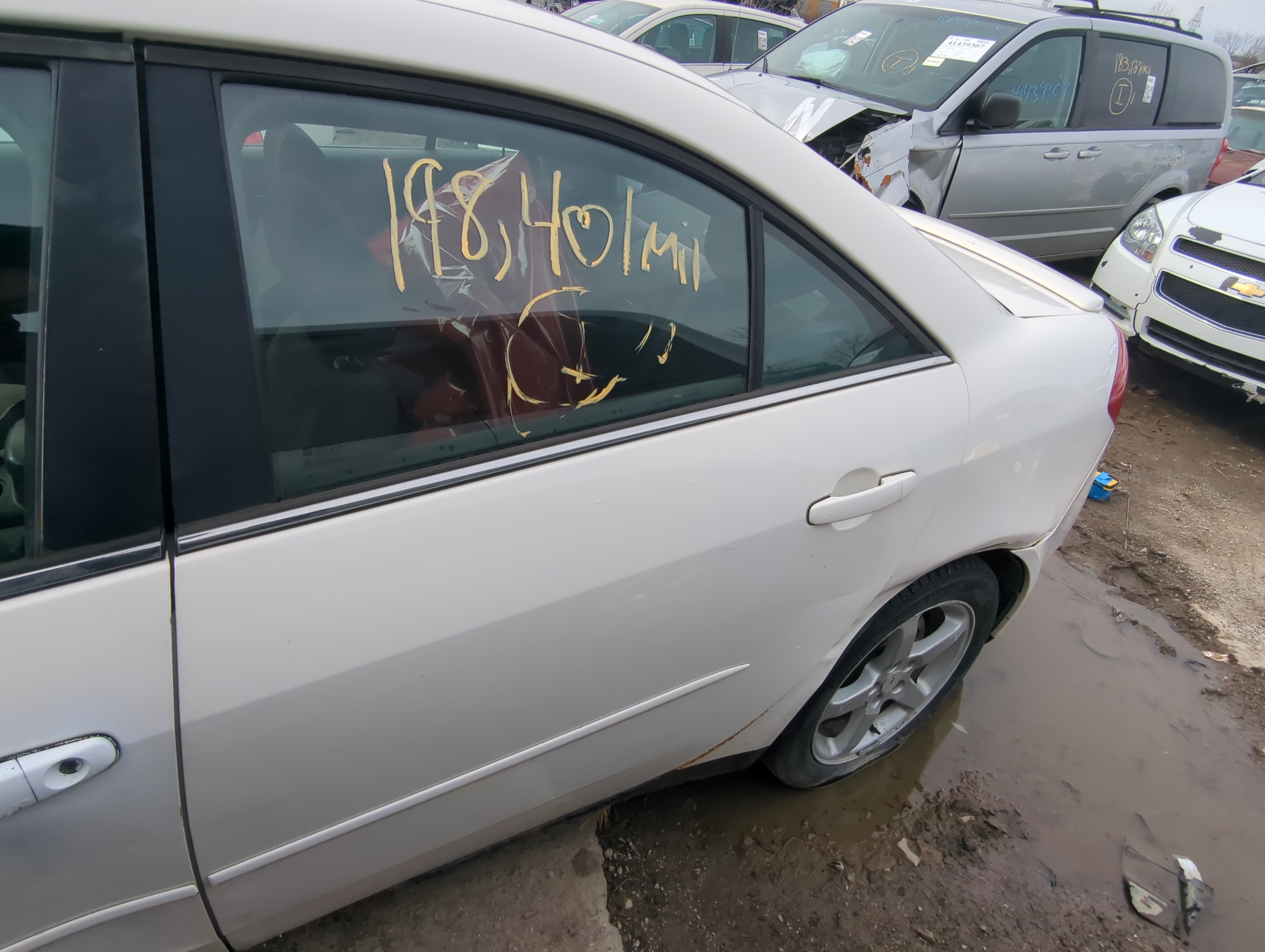 Picture of 2005-2010 Pontiac G6 Driver Rear Door Window Oem 826924