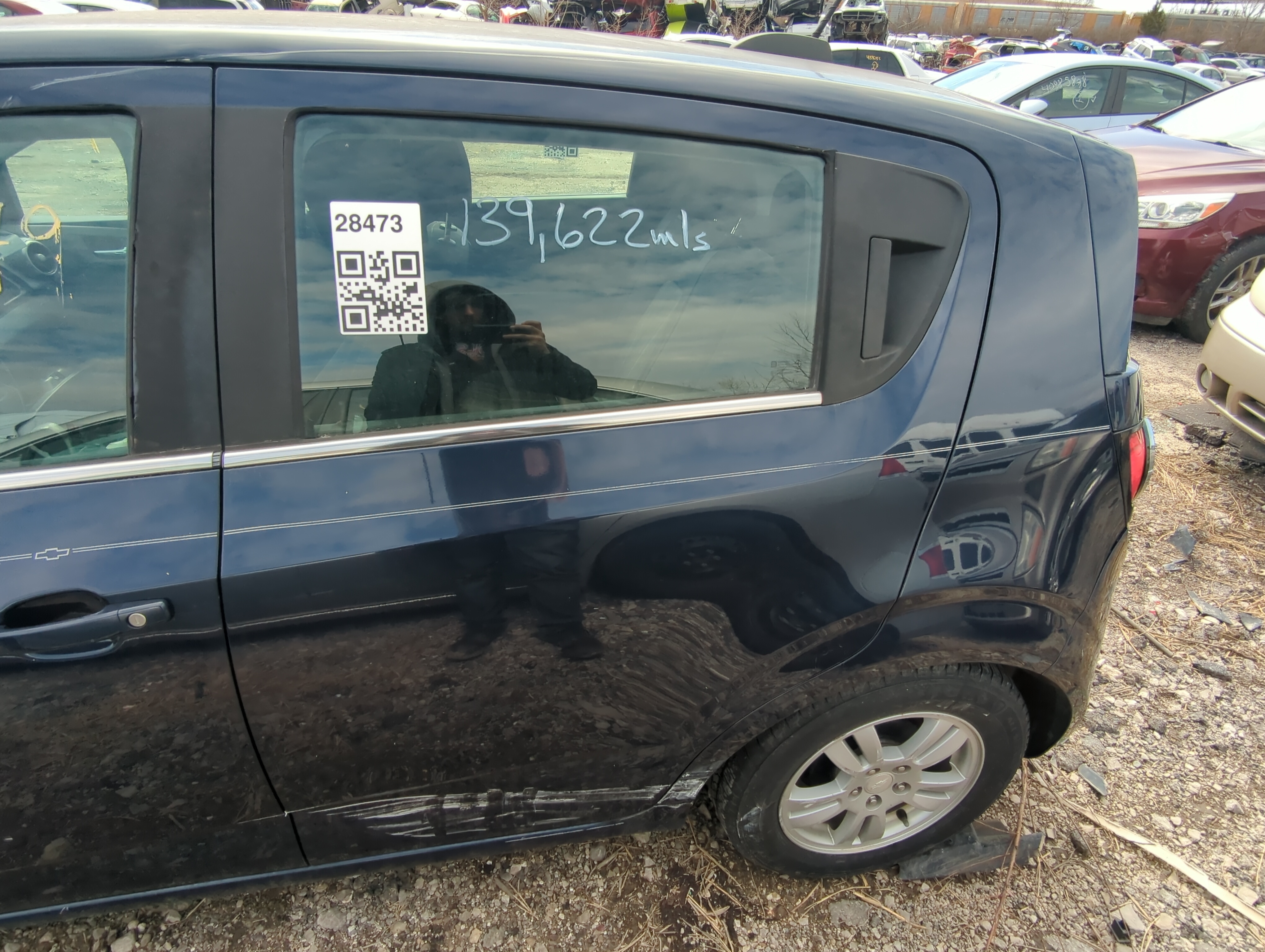 Picture of 2015-2019 Chevrolet Sonic Driver Rear Door Window Oem 827349