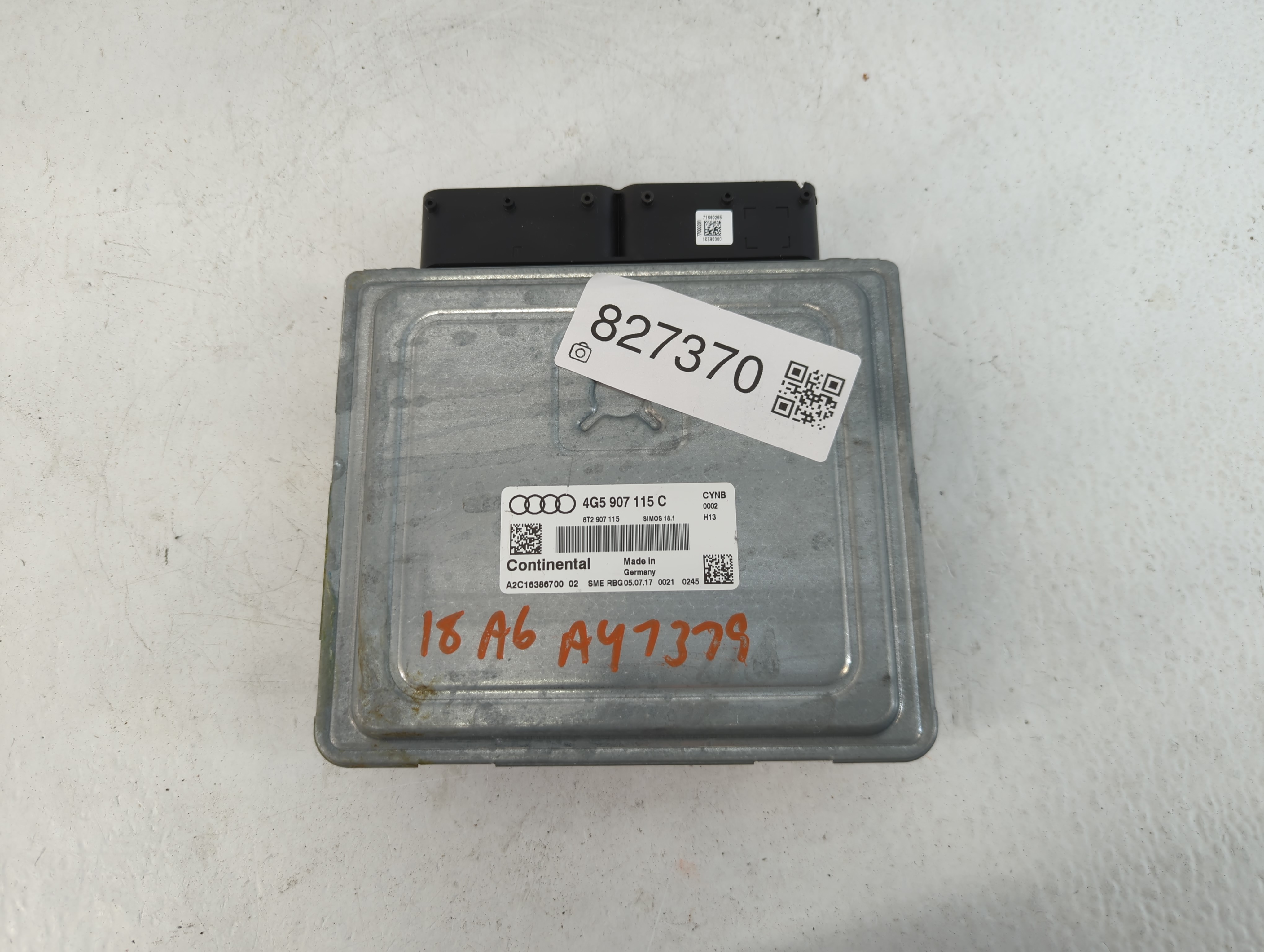 Picture of 2017-2018 Audi A6 Engine Control Computer Ecu Pcm Ecm Pcu Oem 827370