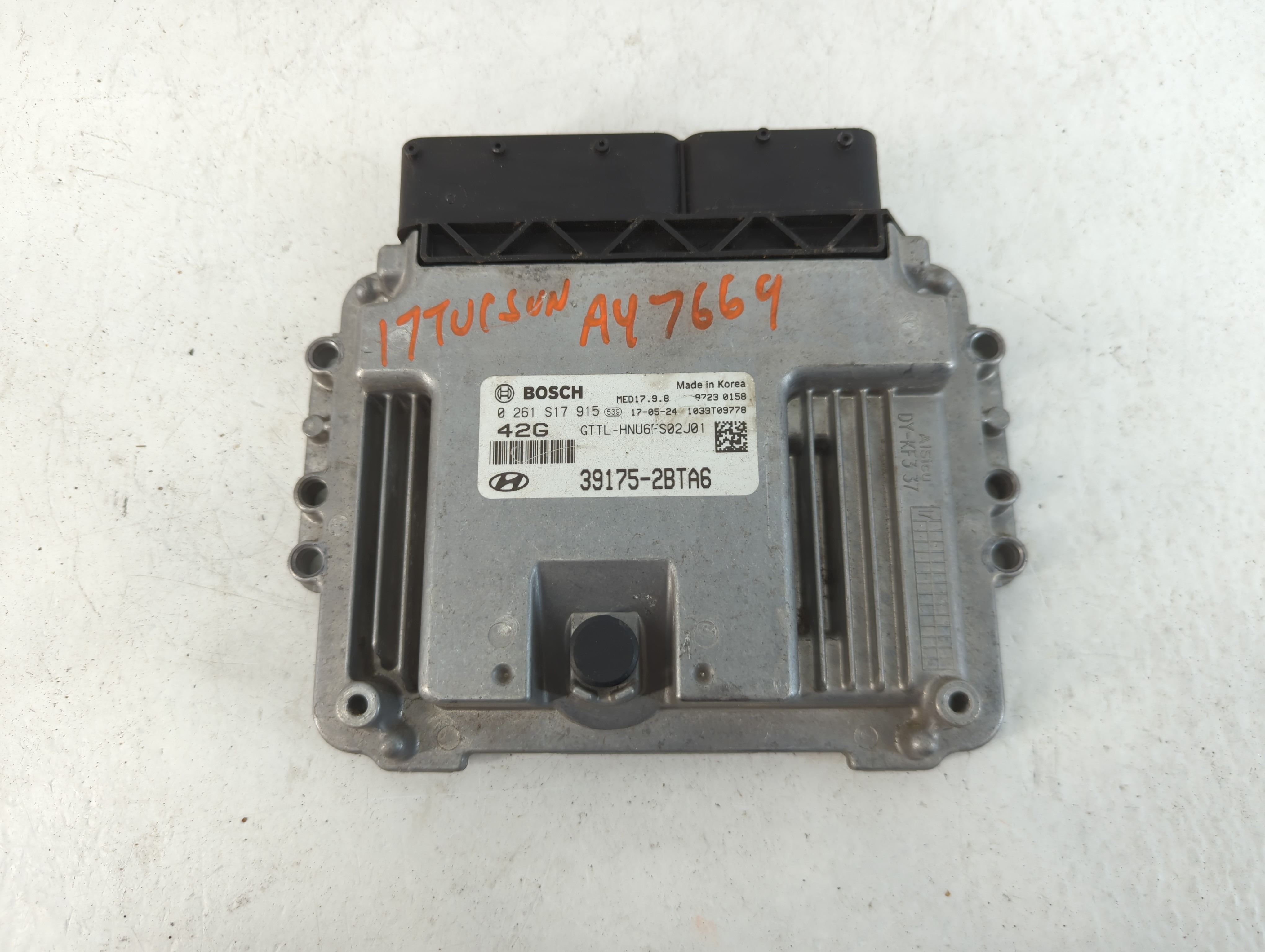 2016-2018 Hyundai Tucson Engine Control Computer Ecu Pcm Ecm Pcu Oem 827390 - Oemusedautoparts1.com