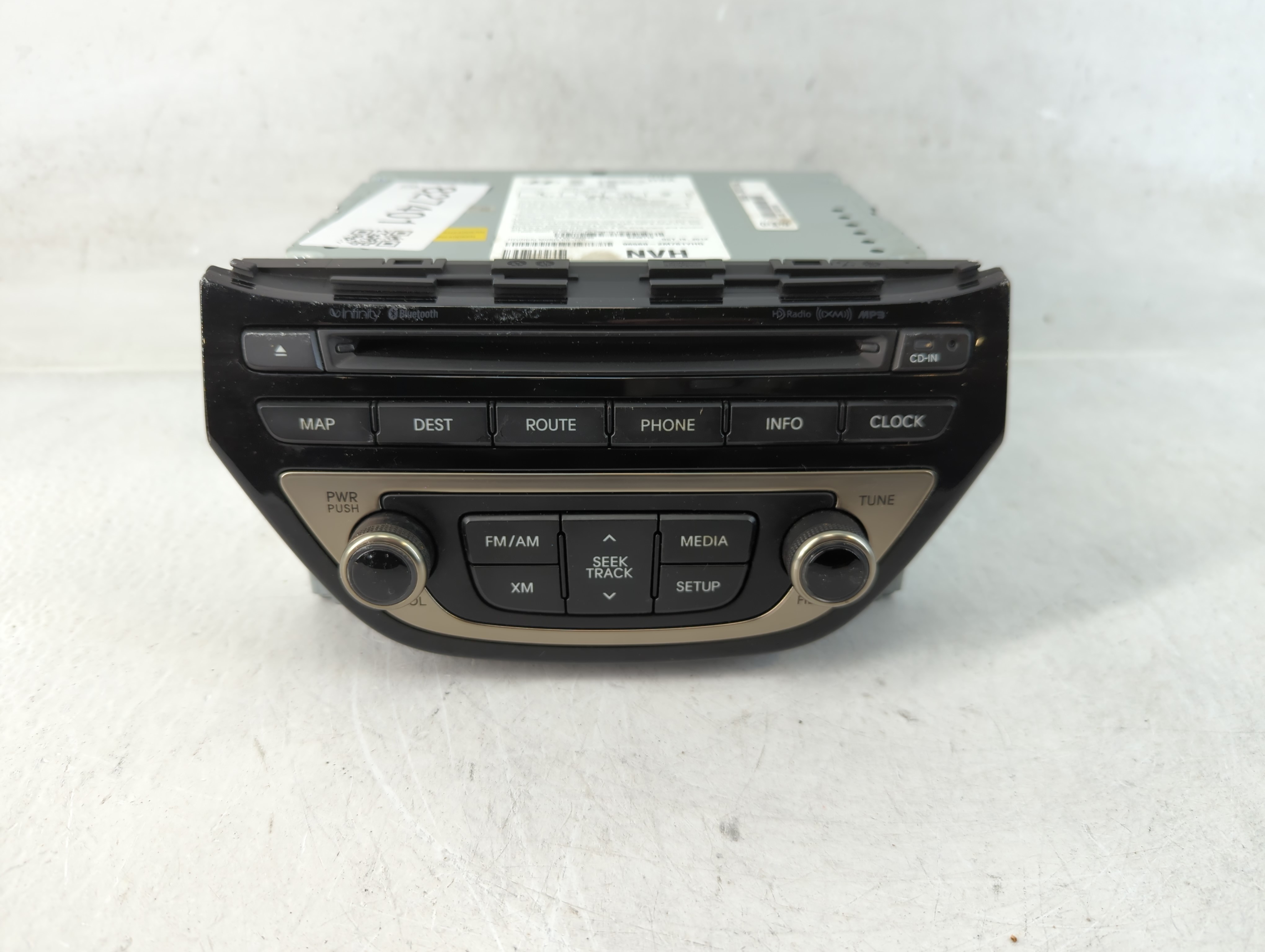 2013-2013 Hyundai Genesis Am Fm Cd Player Radio Receiver 827401 - Oemusedautoparts1.com