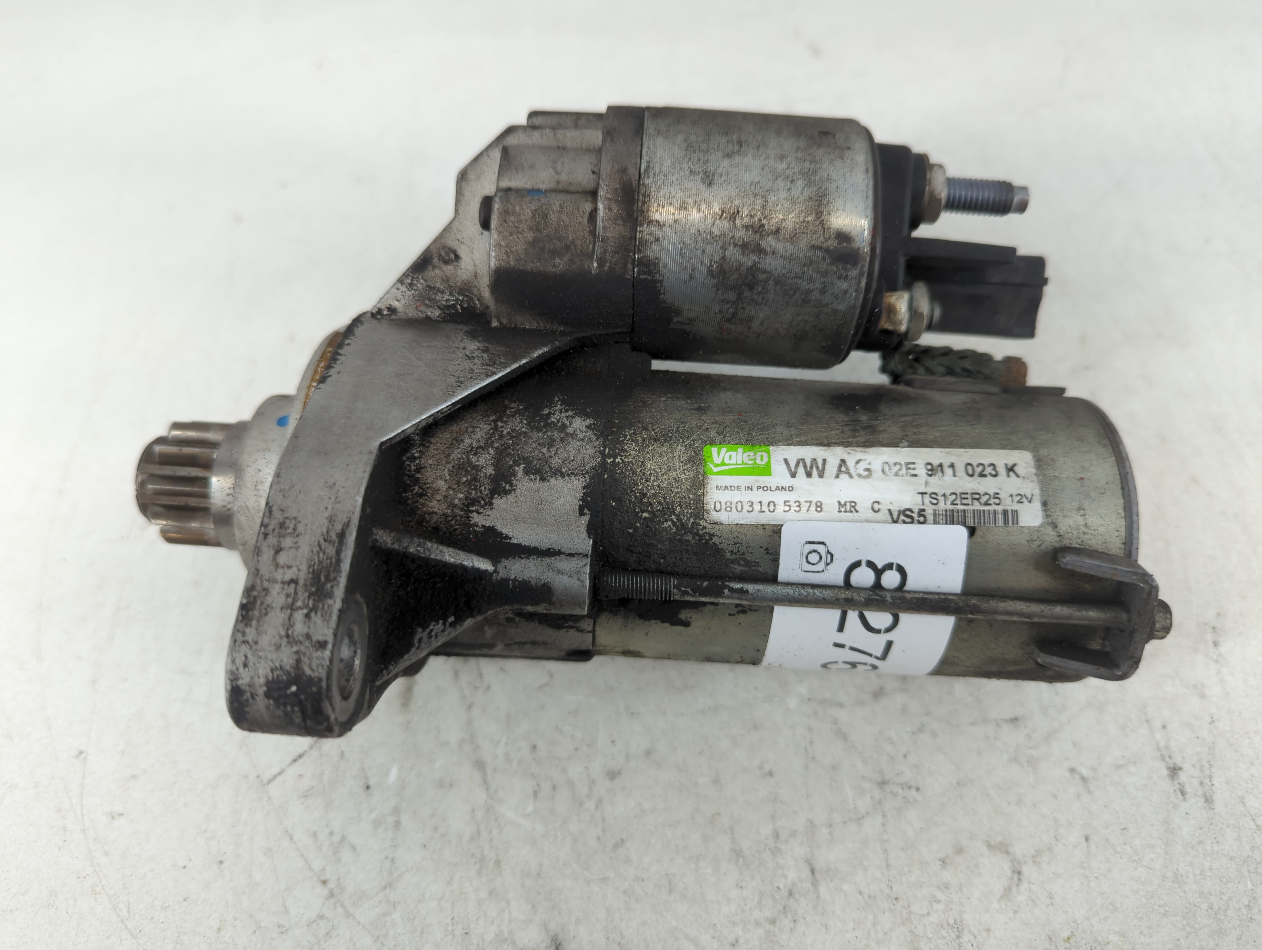 2010-2017 Volkswagen Cc Car Starter Motor Solenoid Oem 827699 - Oemusedautoparts1.com