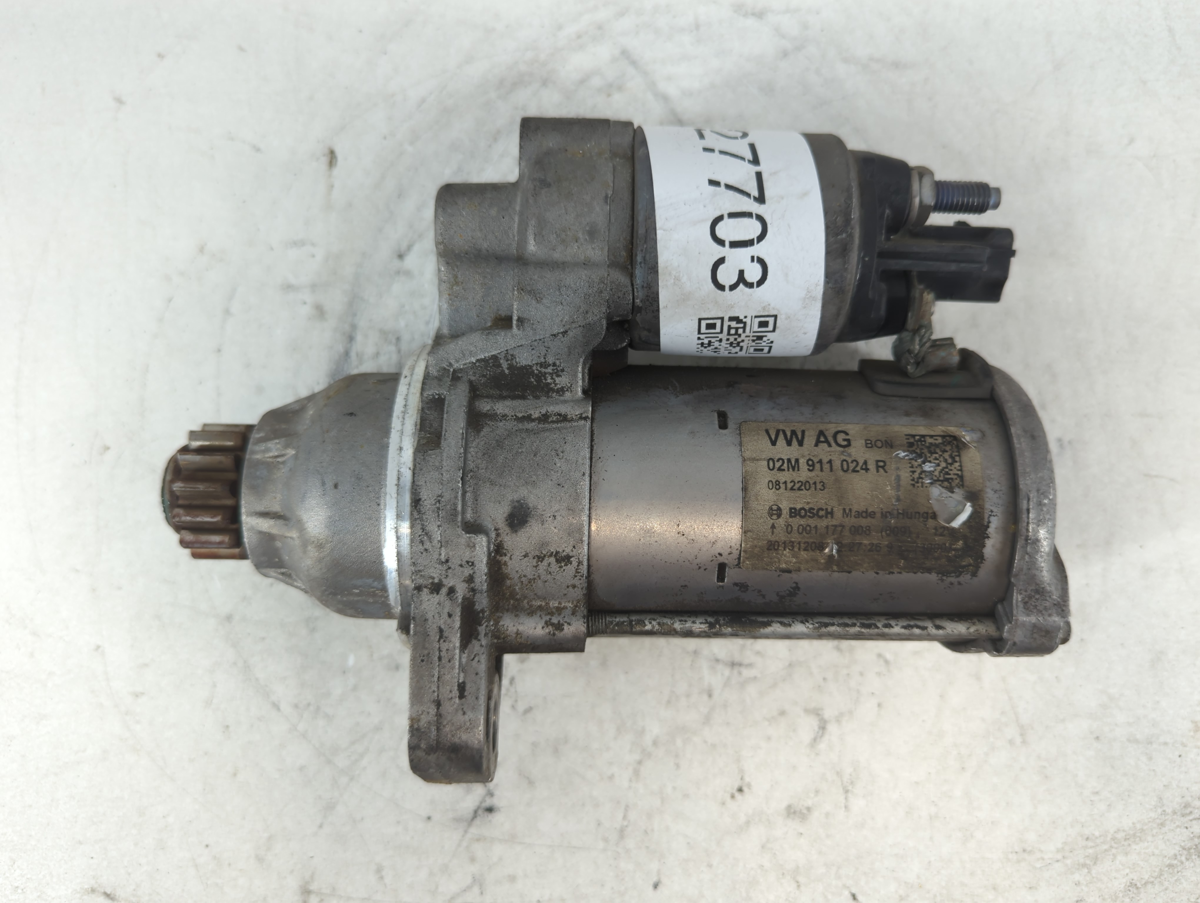 2014-2017 Volkswagen Beetle Car Starter Motor Solenoid Oem 827703 - Oemusedautoparts1.com