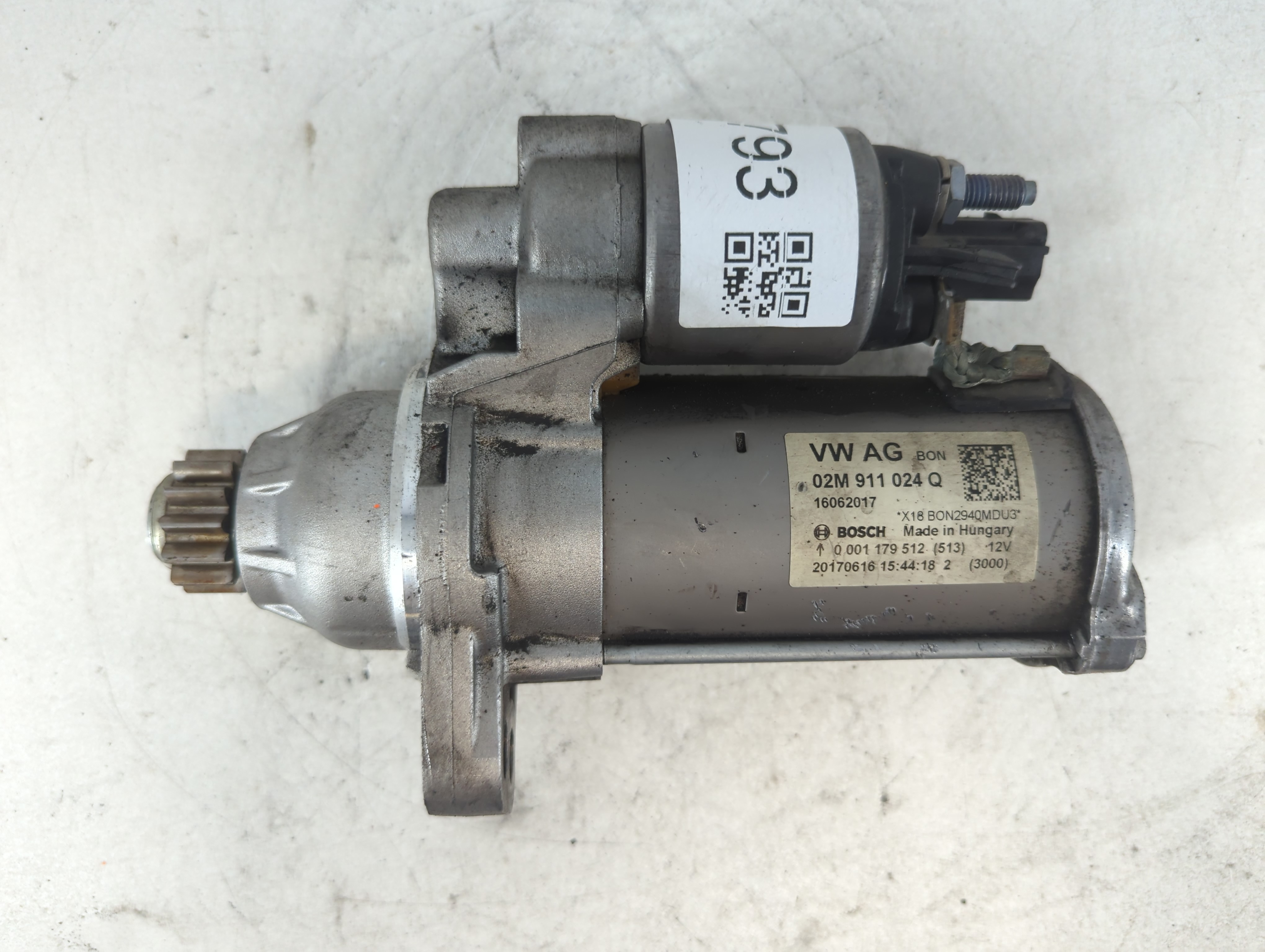2018-2022 Volkswagen Tiguan Car Starter Motor Solenoid Oem 827793 - Oemusedautoparts1.com