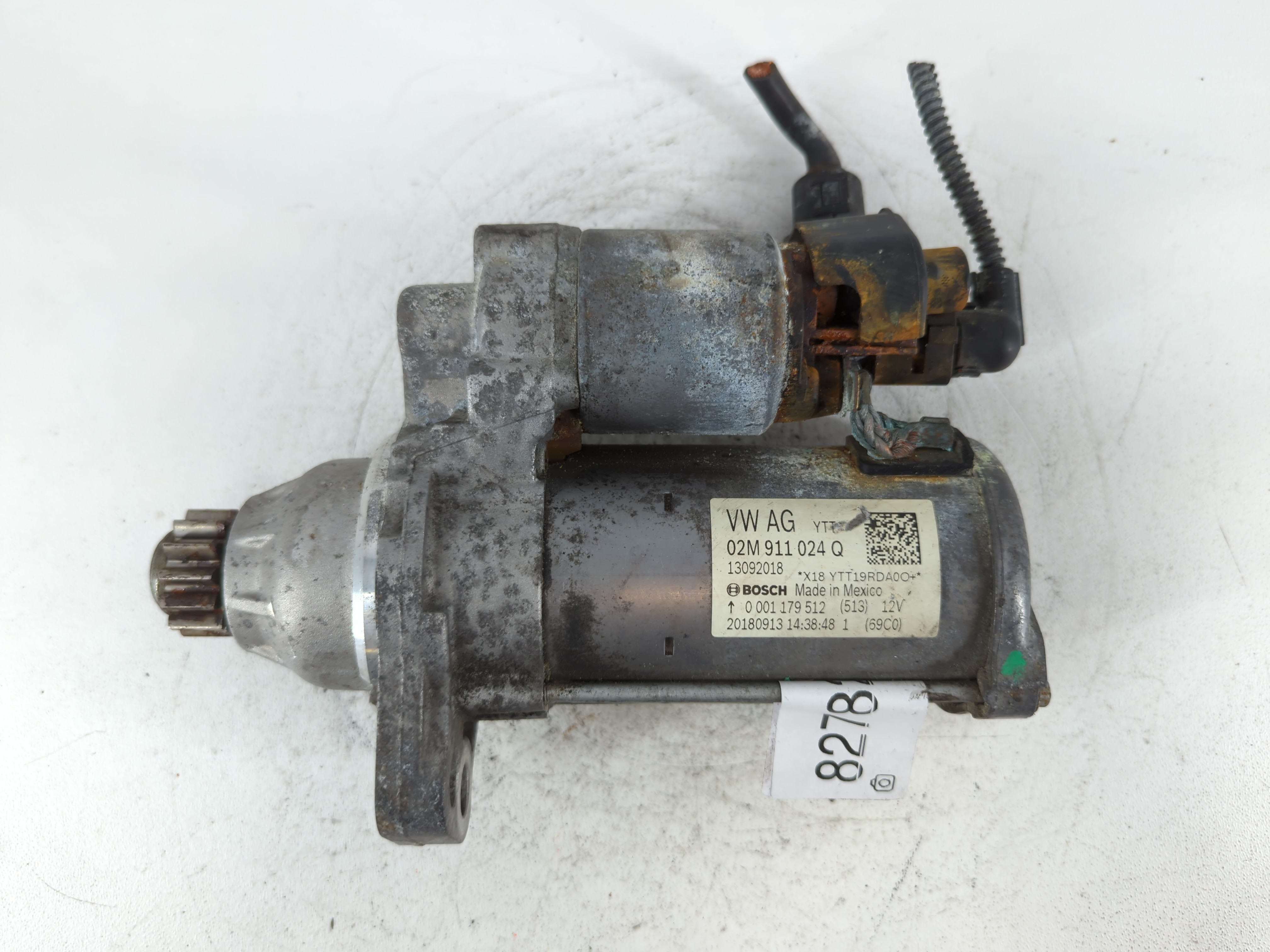 2018-2022 Volkswagen Tiguan Car Starter Motor Solenoid Oem 827828 - Oemusedautoparts1.com