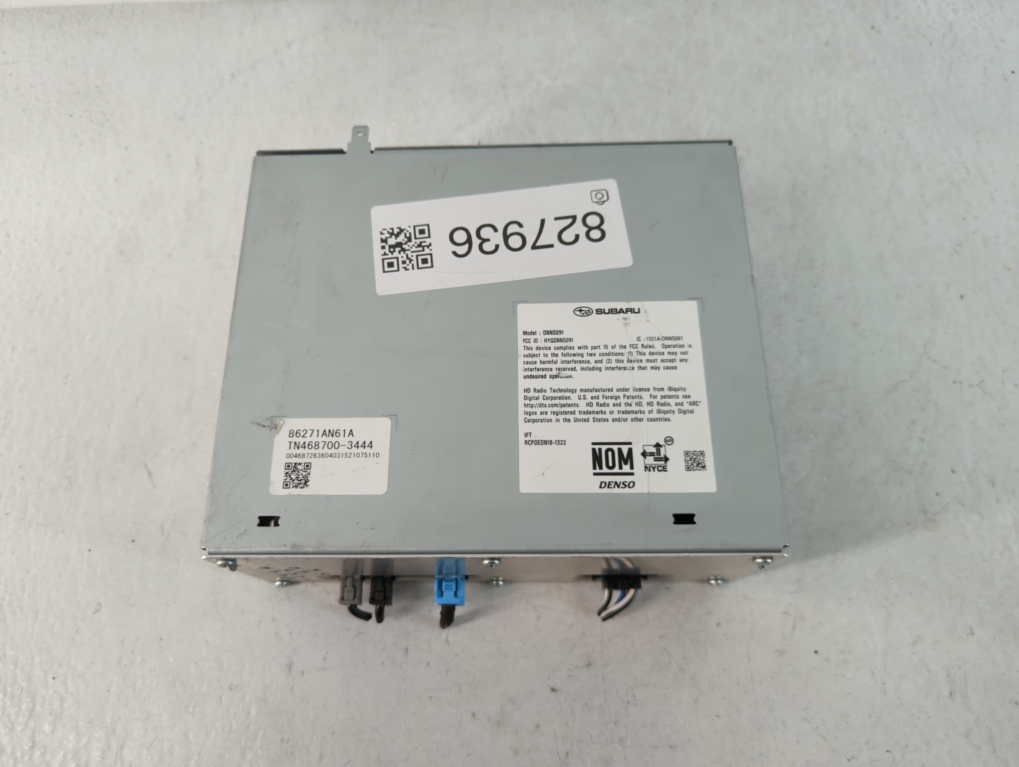 2021-2022 Subaru Legacy Am Fm Cd Player Radio Receiver 827936 - Oemusedautoparts1.com