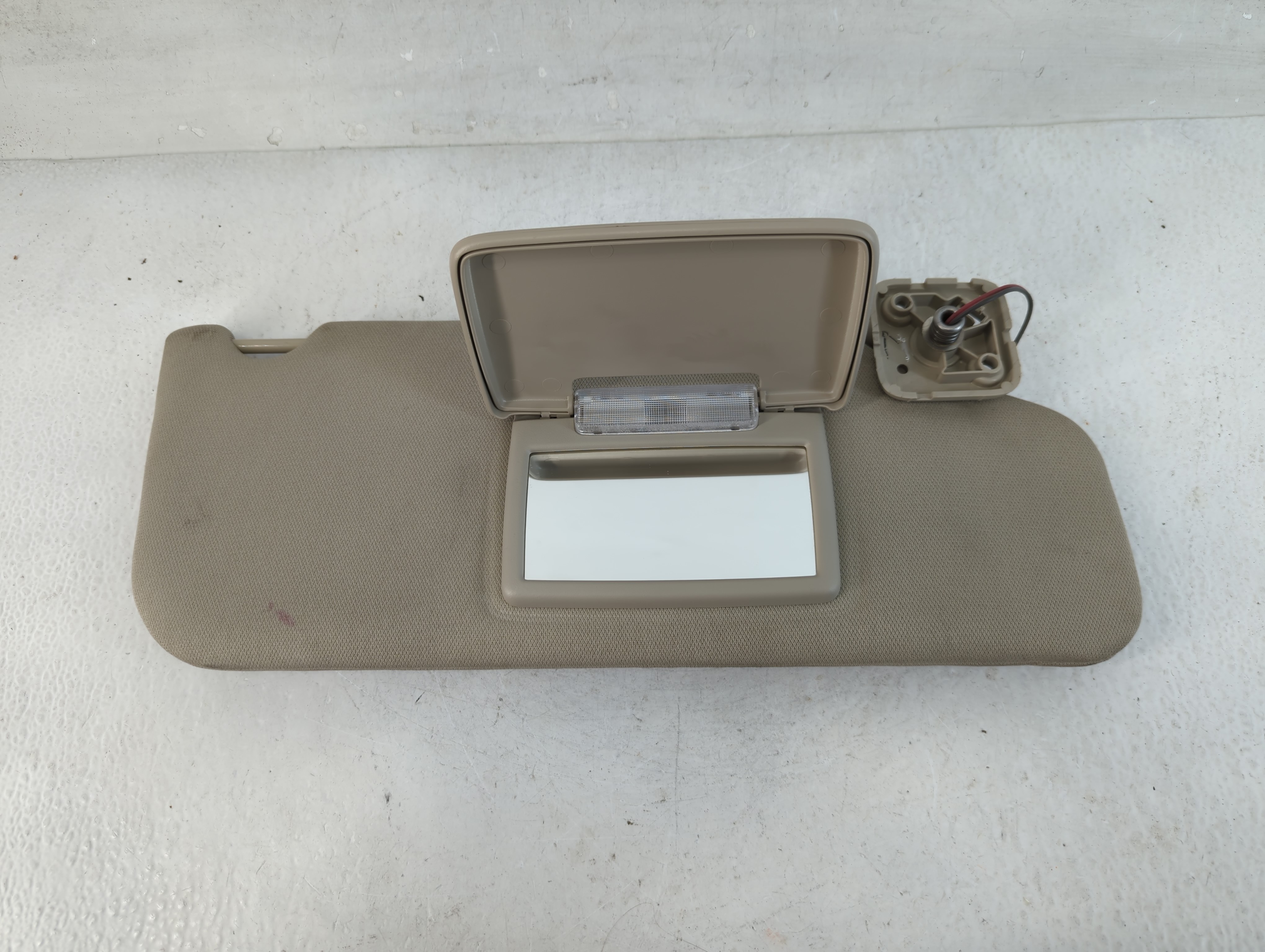 2011-2015 Lincoln Mkx Passenger Sun Visor Mirror Right Sunvisor Beige 828309 - Oemusedautoparts1.com