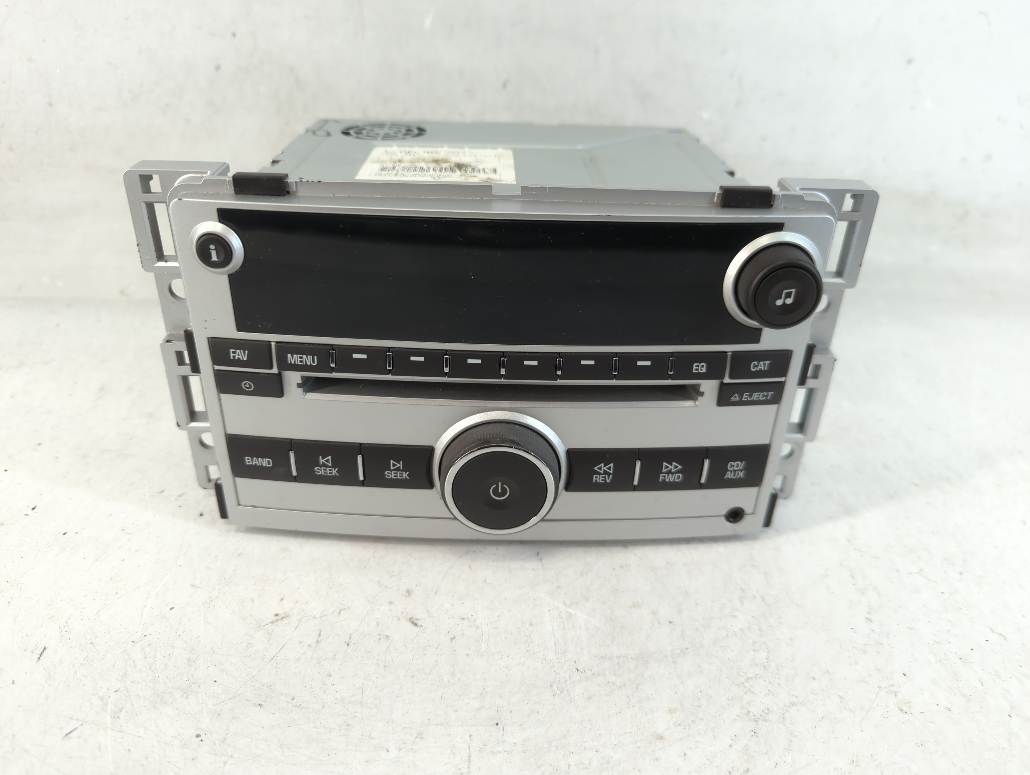 2008-2008 Chevrolet Malibu Am Fm Cd Player Radio Receiver 828370 - Oemusedautoparts1.com