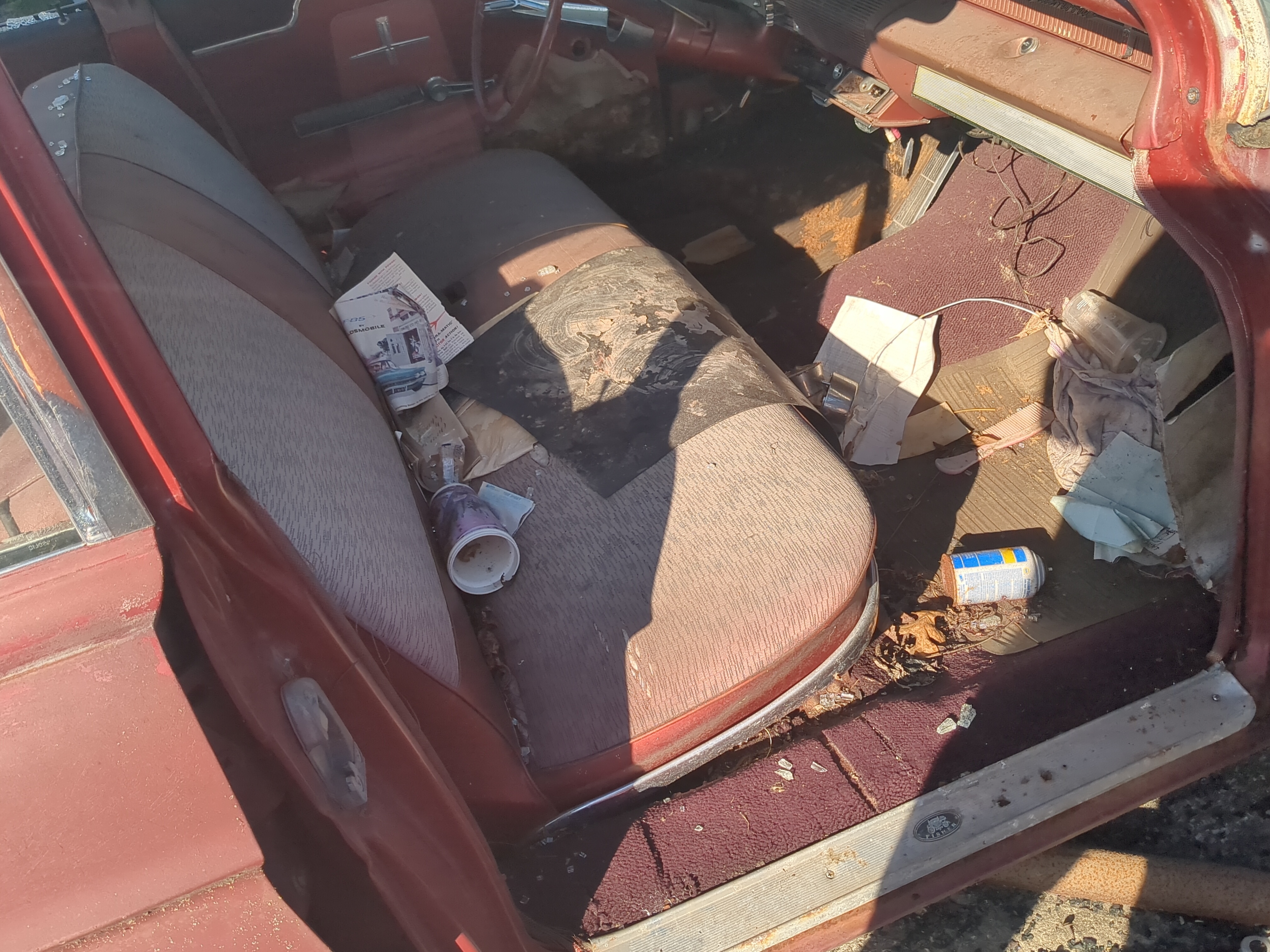 1961 Oldsmobile 88 Dynamic Base Passenger Front Seat Oem 828734 - Oemusedautoparts1.com