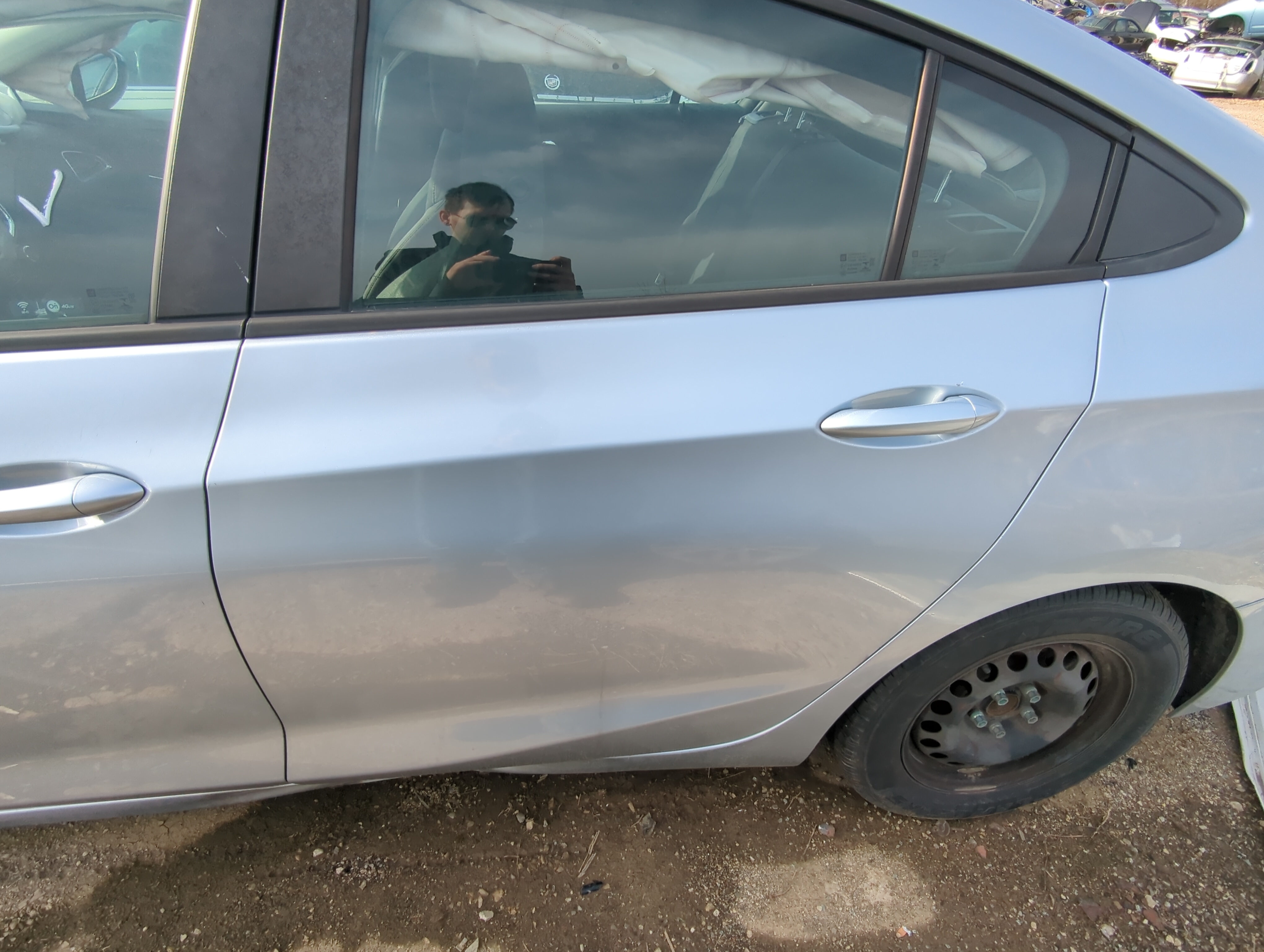 Picture of 2016-2019 Chevrolet Cruze Driver Rear Door Window Oem 829492