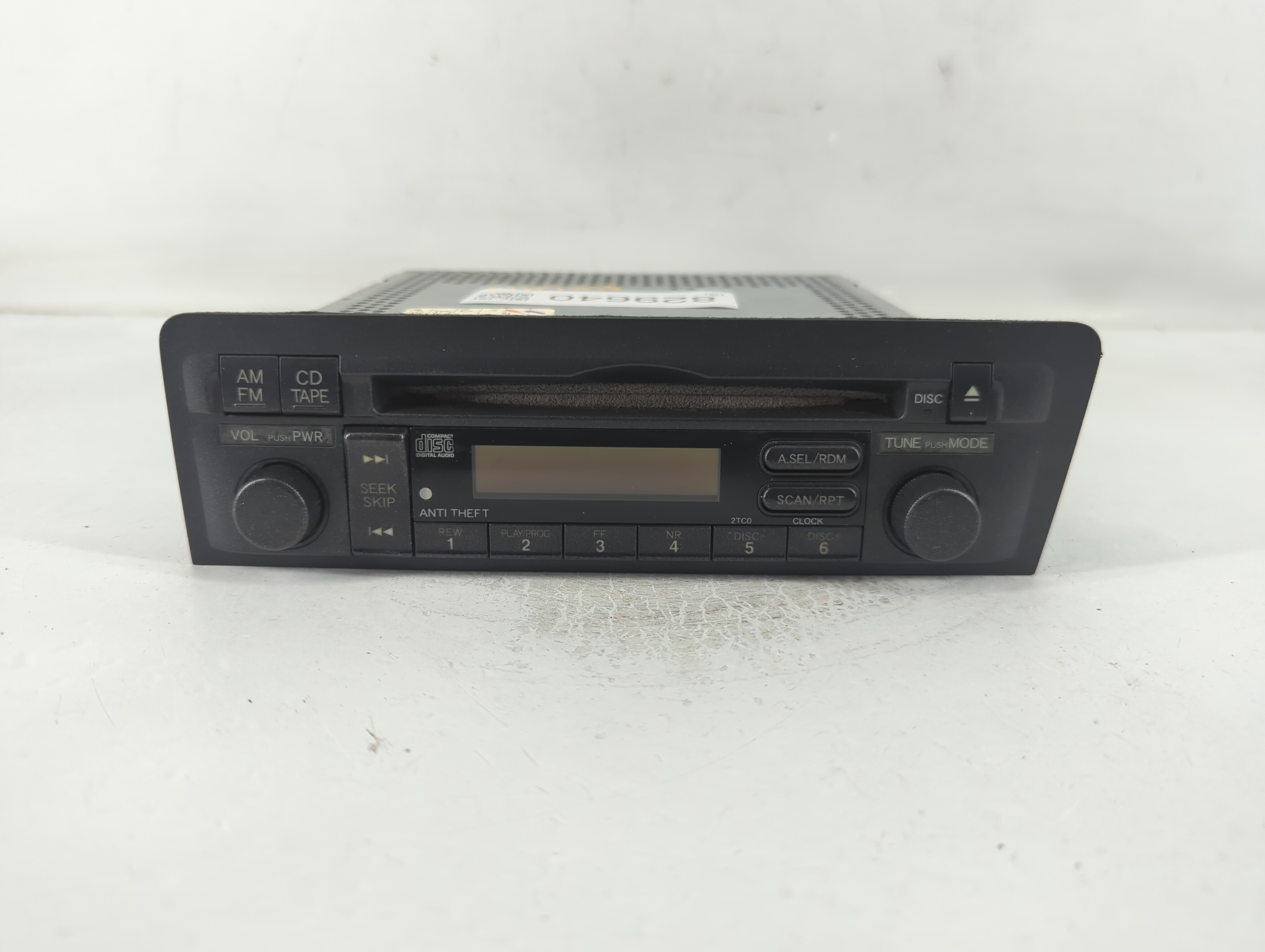 2001-2003 Honda Civic Am Fm Cd Player Radio Receiver 829640 - Oemusedautoparts1.com