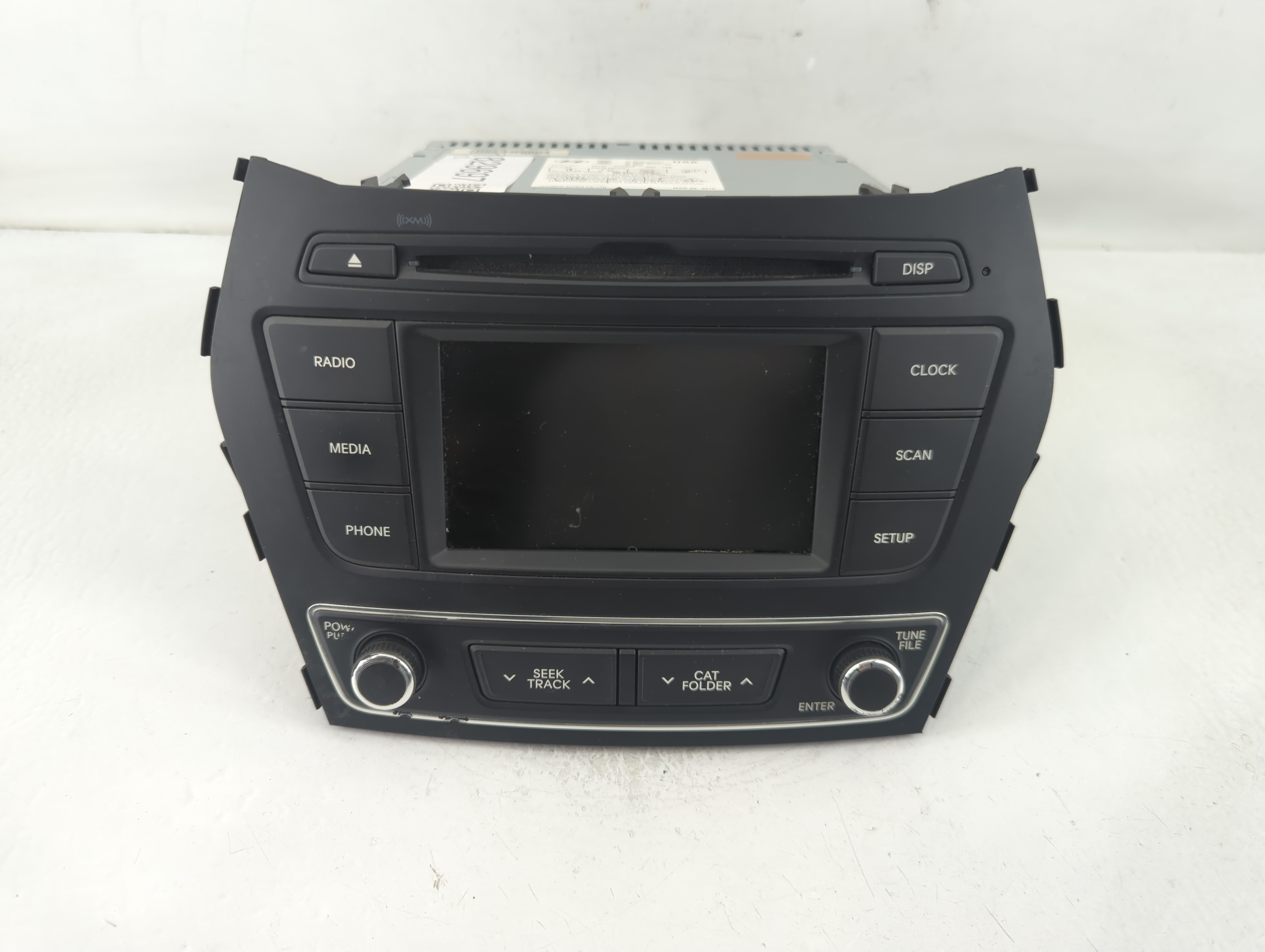 2017-2018 Hyundai Santa Fe Am Fm Cd Player Radio Receiver 829697 - Oemusedautoparts1.com