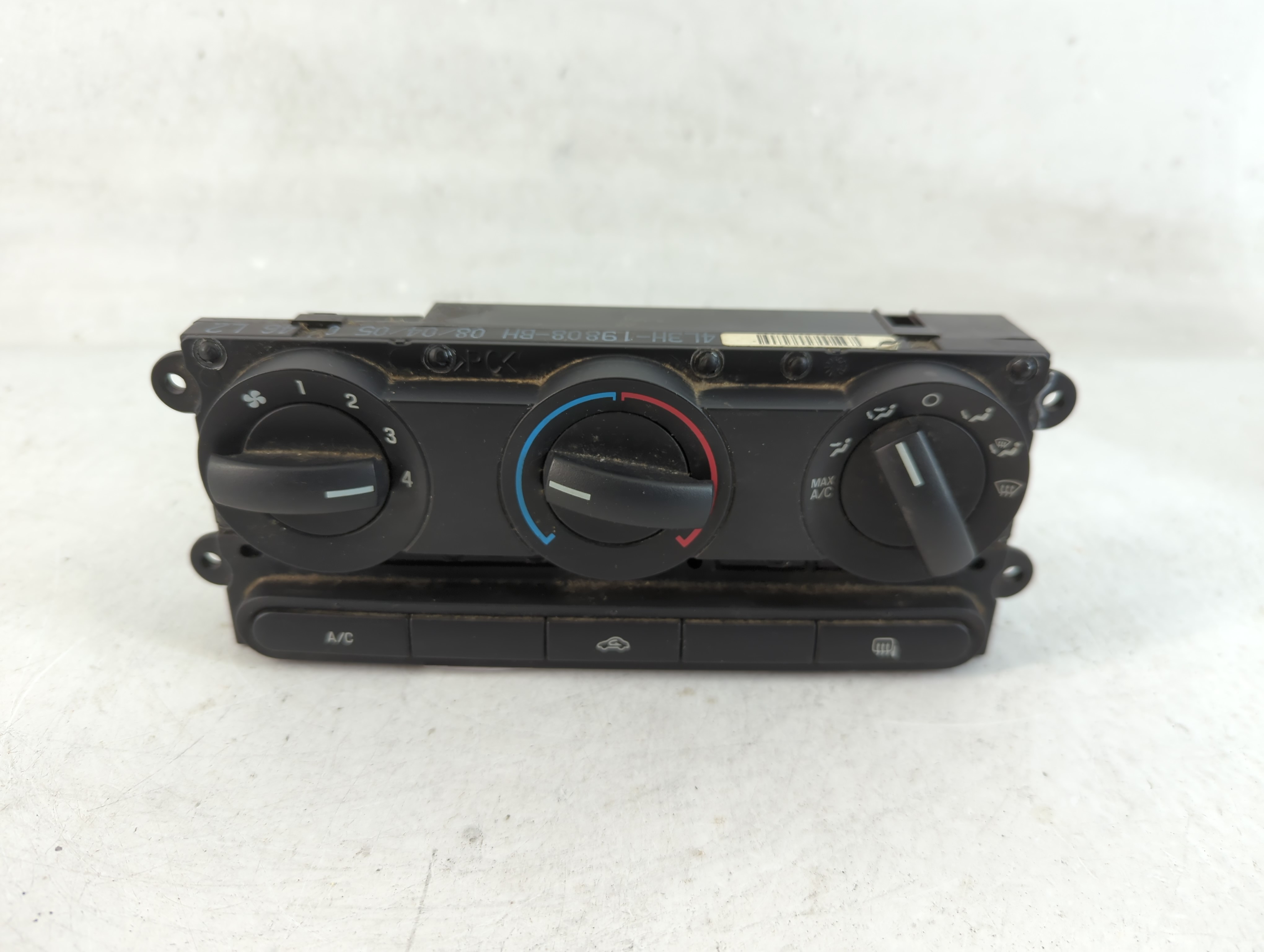 2004-2008 Ford F-150 Ac Heater Climate Control 4l3h-19808-bh 829848 - Oemusedautoparts1.com