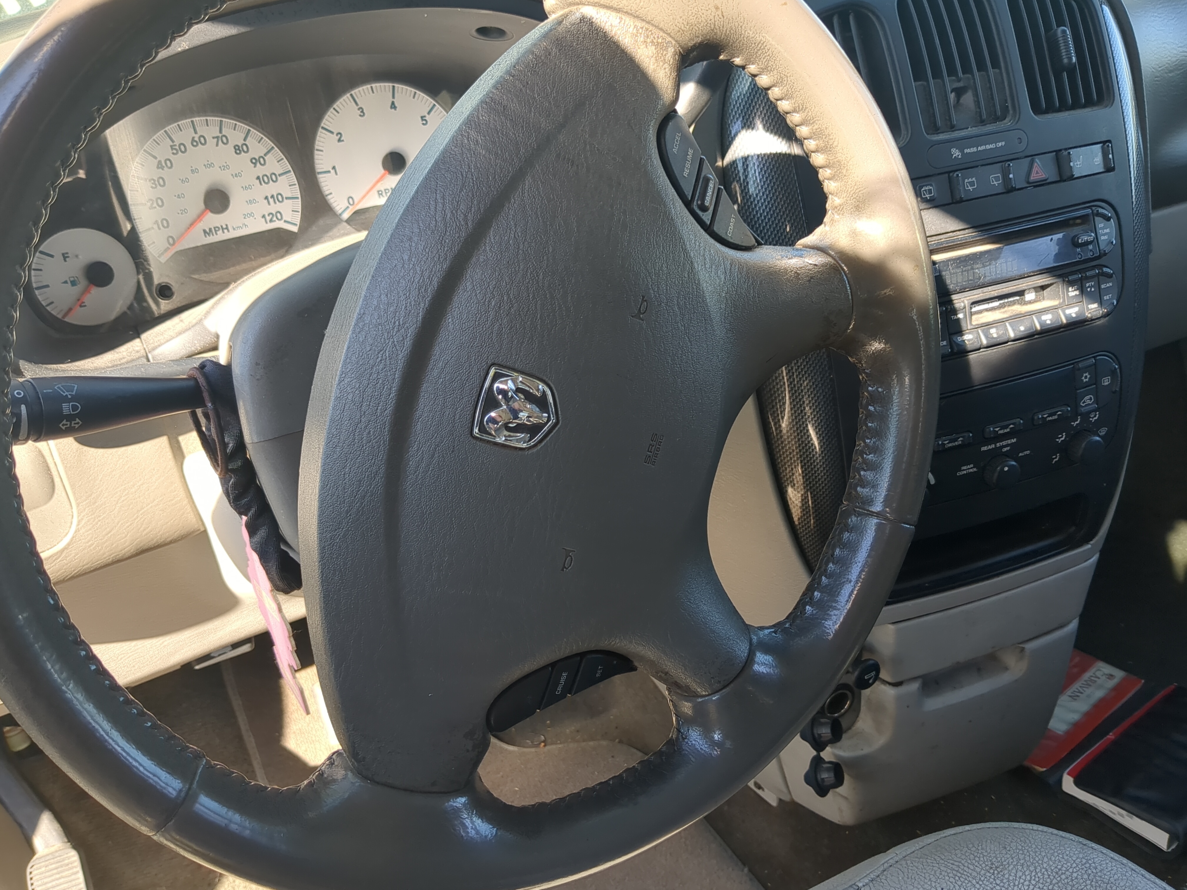 2006-2007 Dodge Caravan Air Bag Driver Left Steering Wheel Mounted 830460 - Oemusedautoparts1.com
