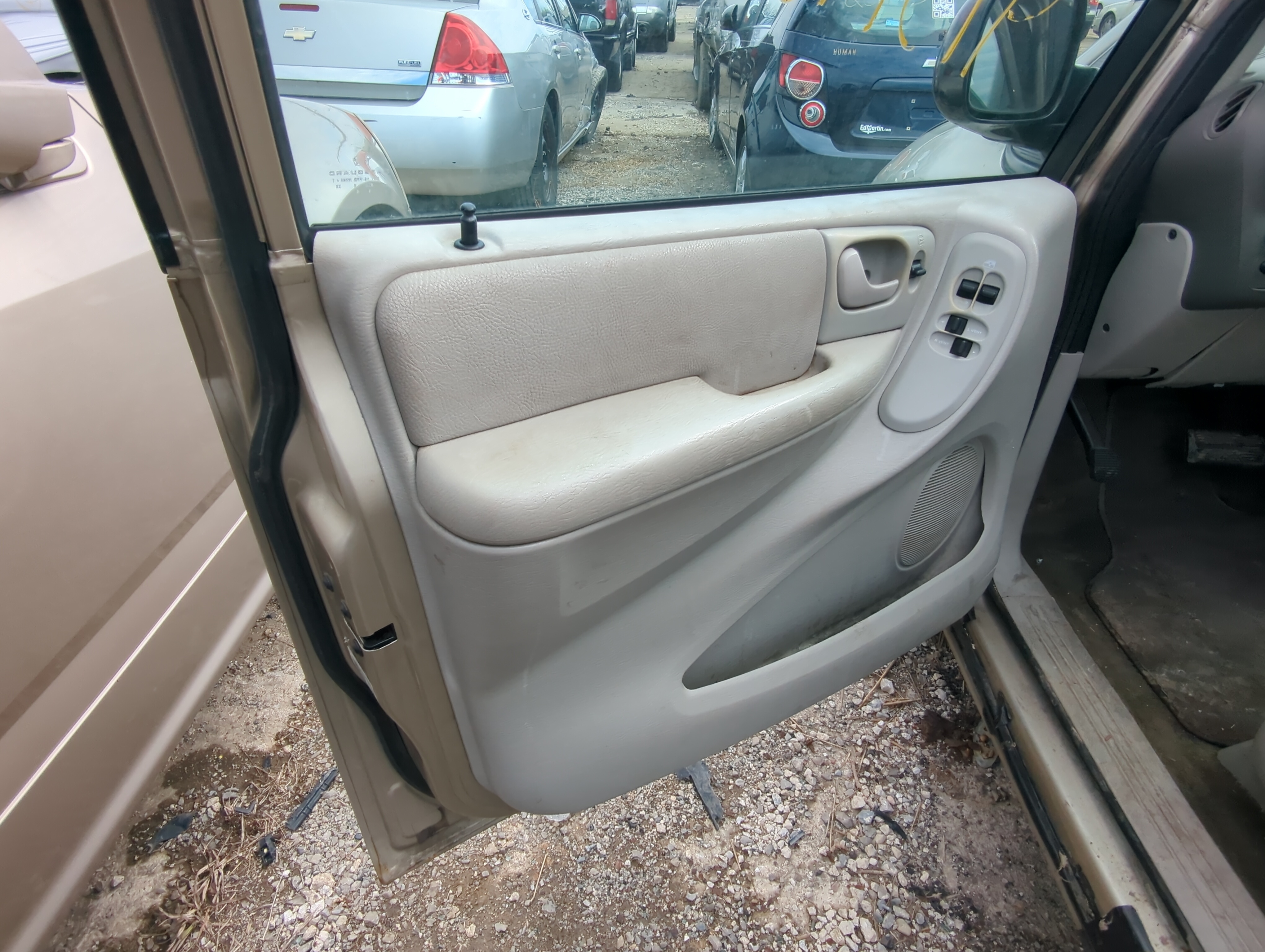 Picture of 2006 Dodge Caravan Front Left Driver Interior Door Panel Trim 830560