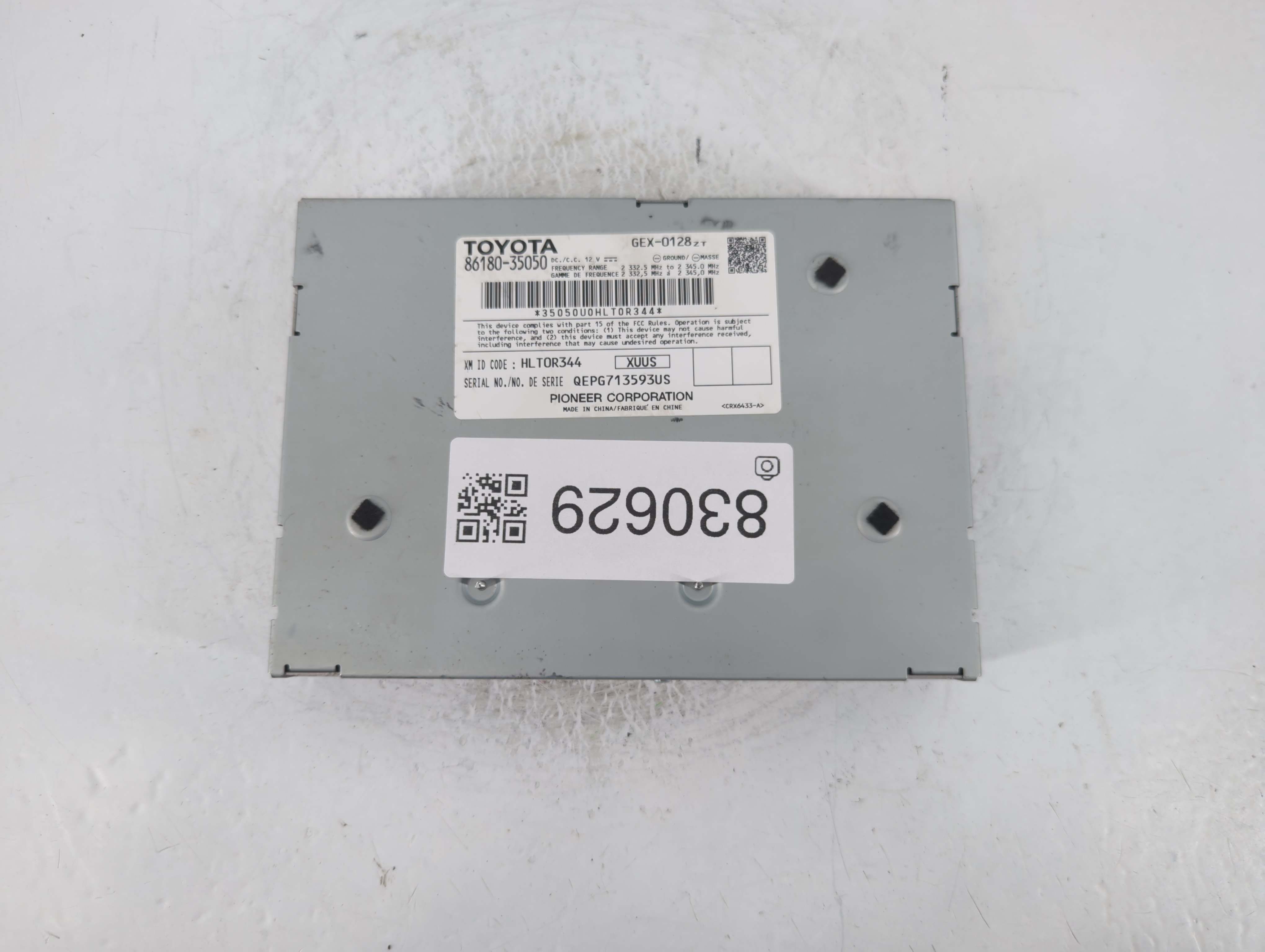 Picture of 2014-2016 Toyota Corolla Am Fm Cd Player Radio Receiver 830629