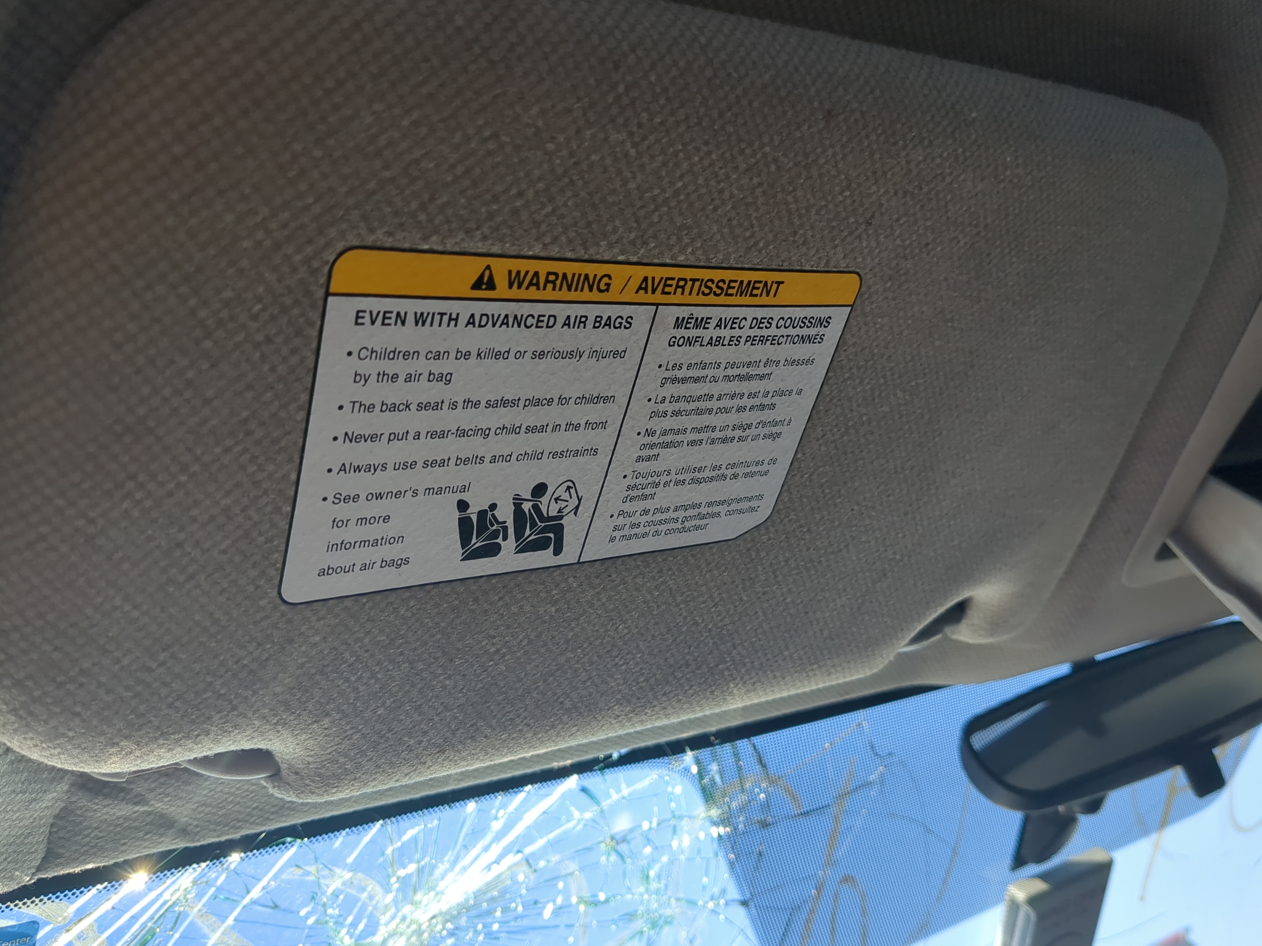 2013-2019 Nissan Sentra Driver Sun Visor Mirror Left Sunvisor 831090 - Oemusedautoparts1.com