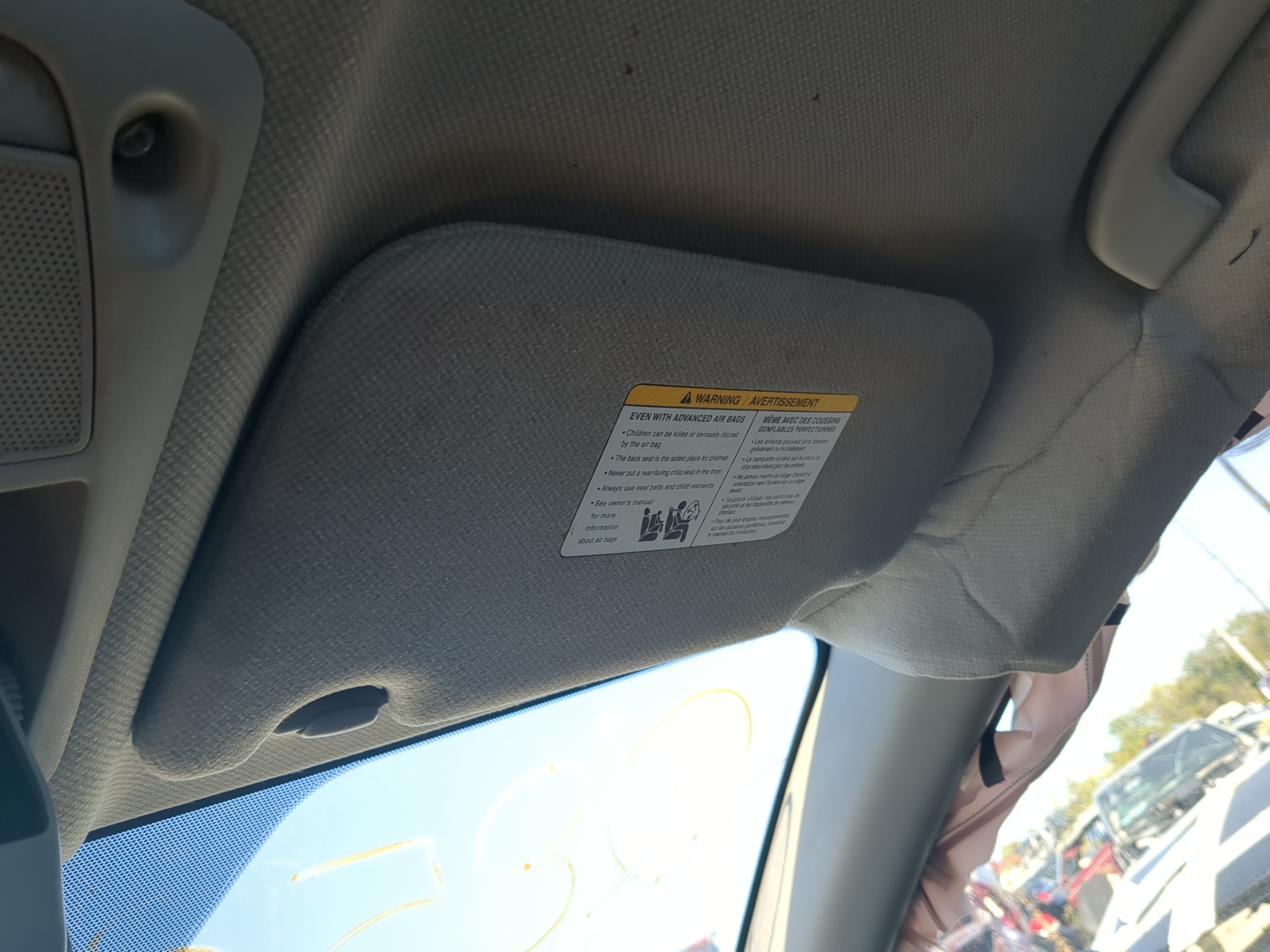 2013-2019 Nissan Sentra Passenger Sun Visor Mirror Right Sunvisor 831091 - Oemusedautoparts1.com