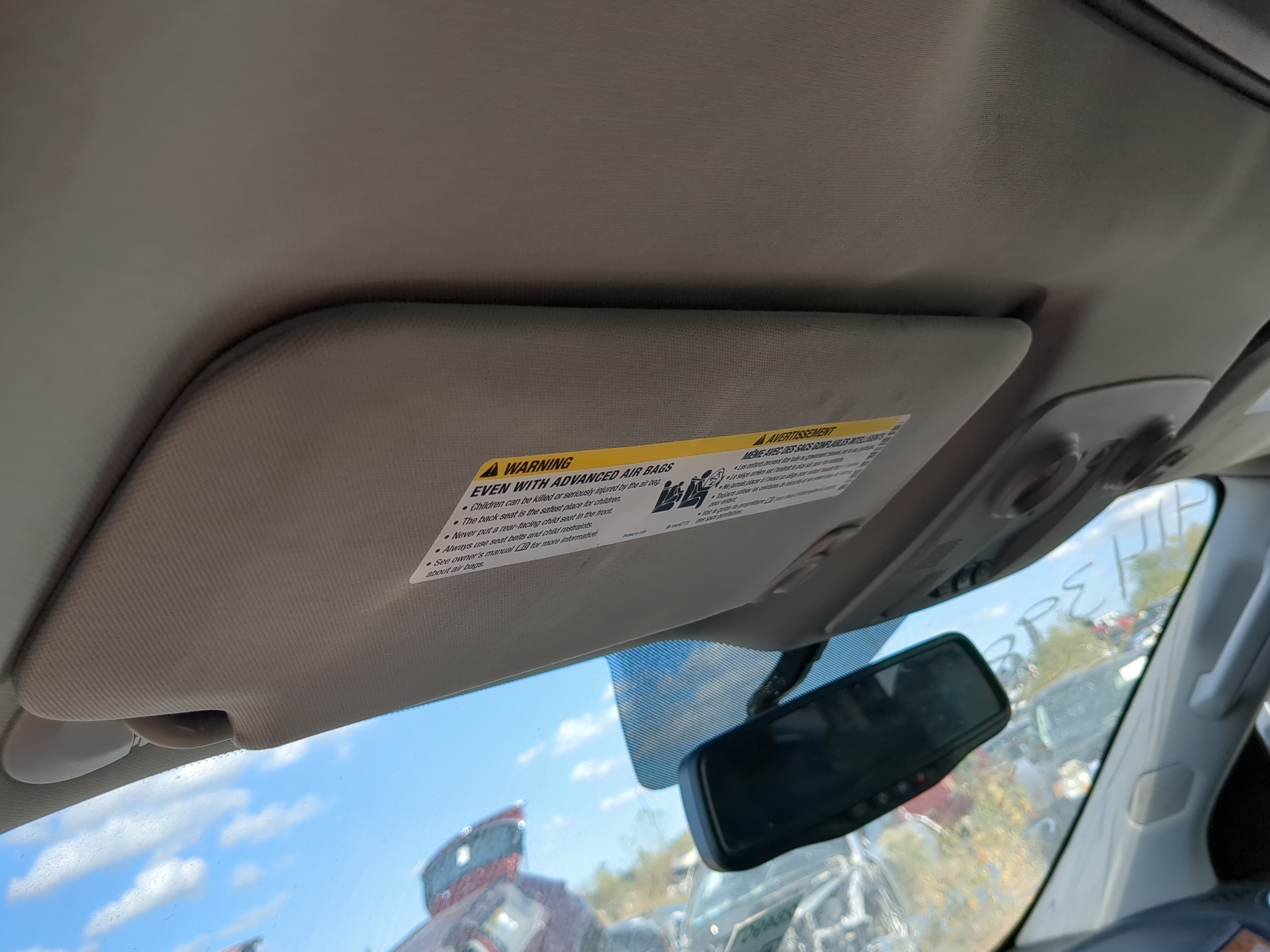 2008-2017 Buick Enclave Driver Sun Visor Mirror Left Sunvisor 831225 - Oemusedautoparts1.com